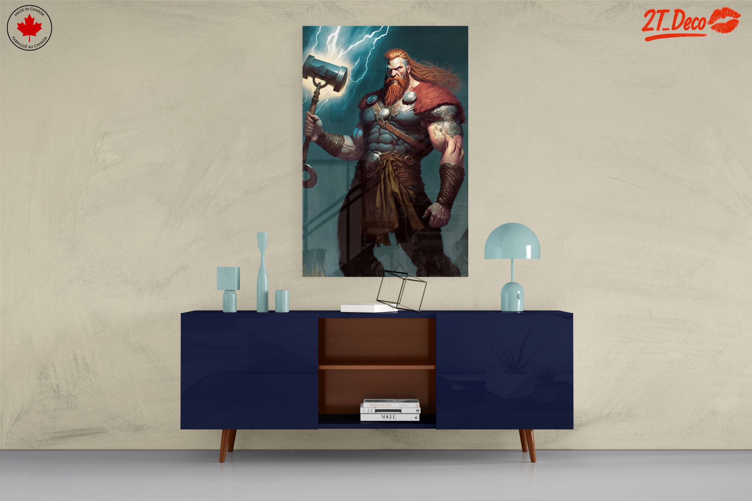 Dynamic Fantasy Character With Hammer - Image 8
