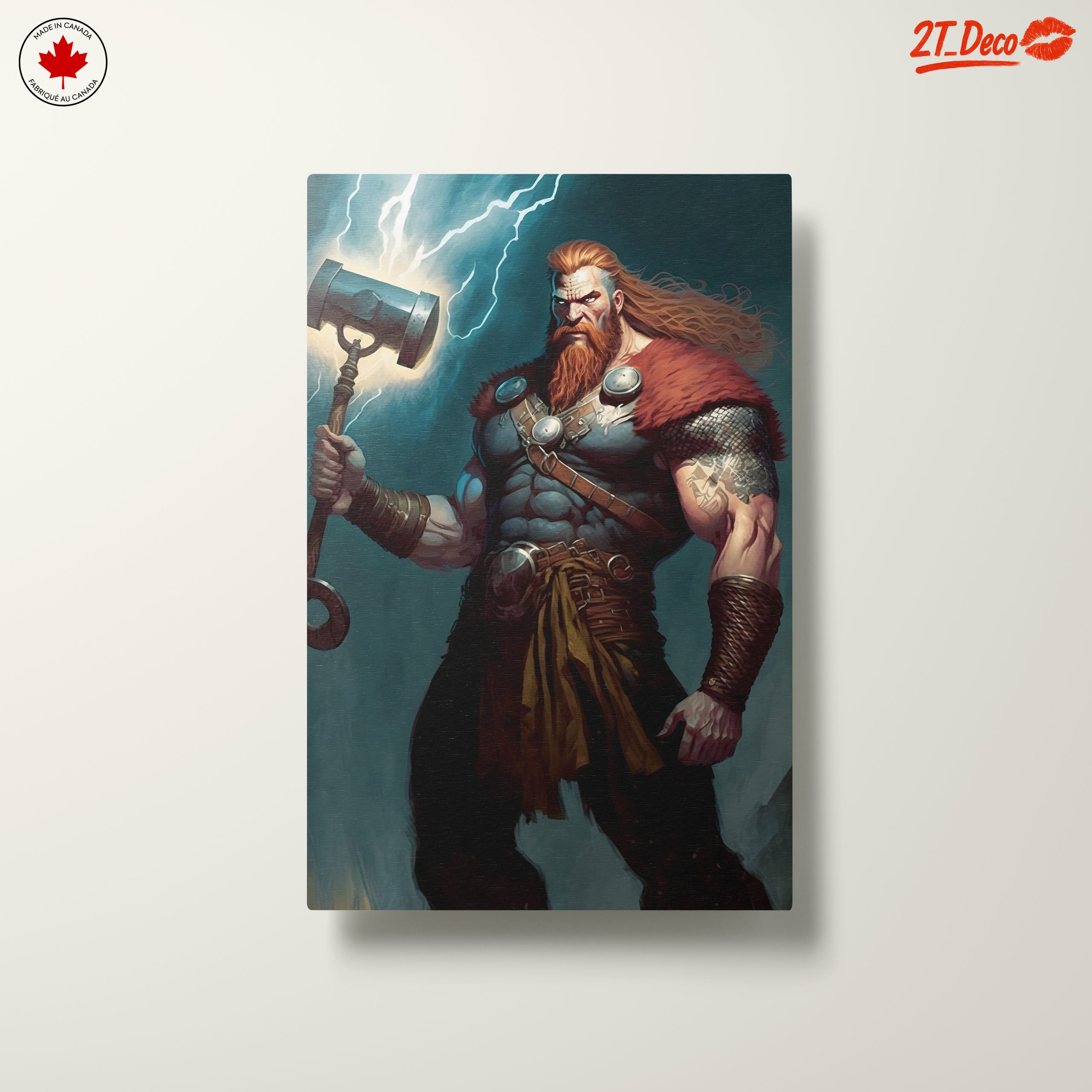 Dynamic Fantasy Character With Hammer - Image 10