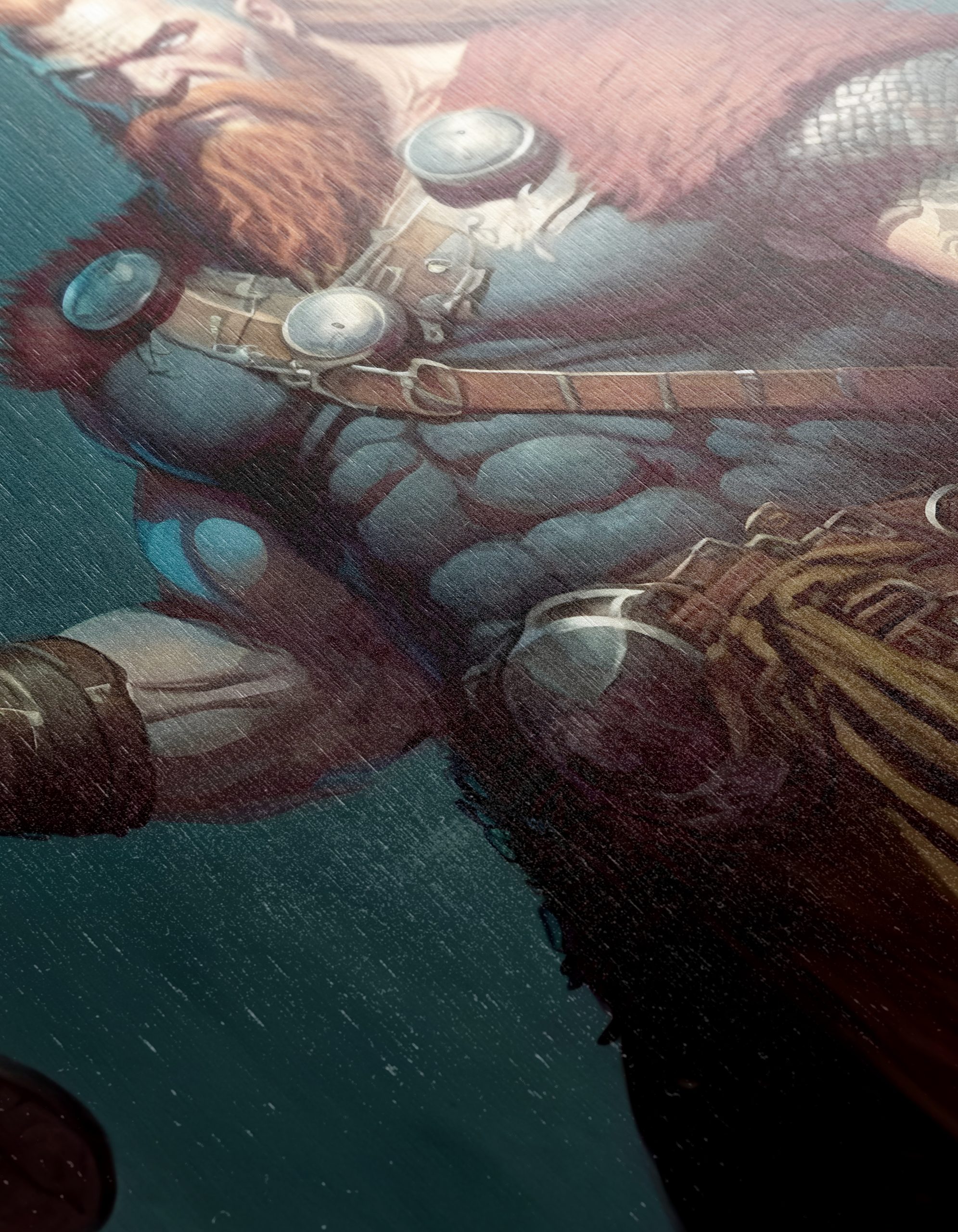 Dynamic Fantasy Character With Hammer - Image 12