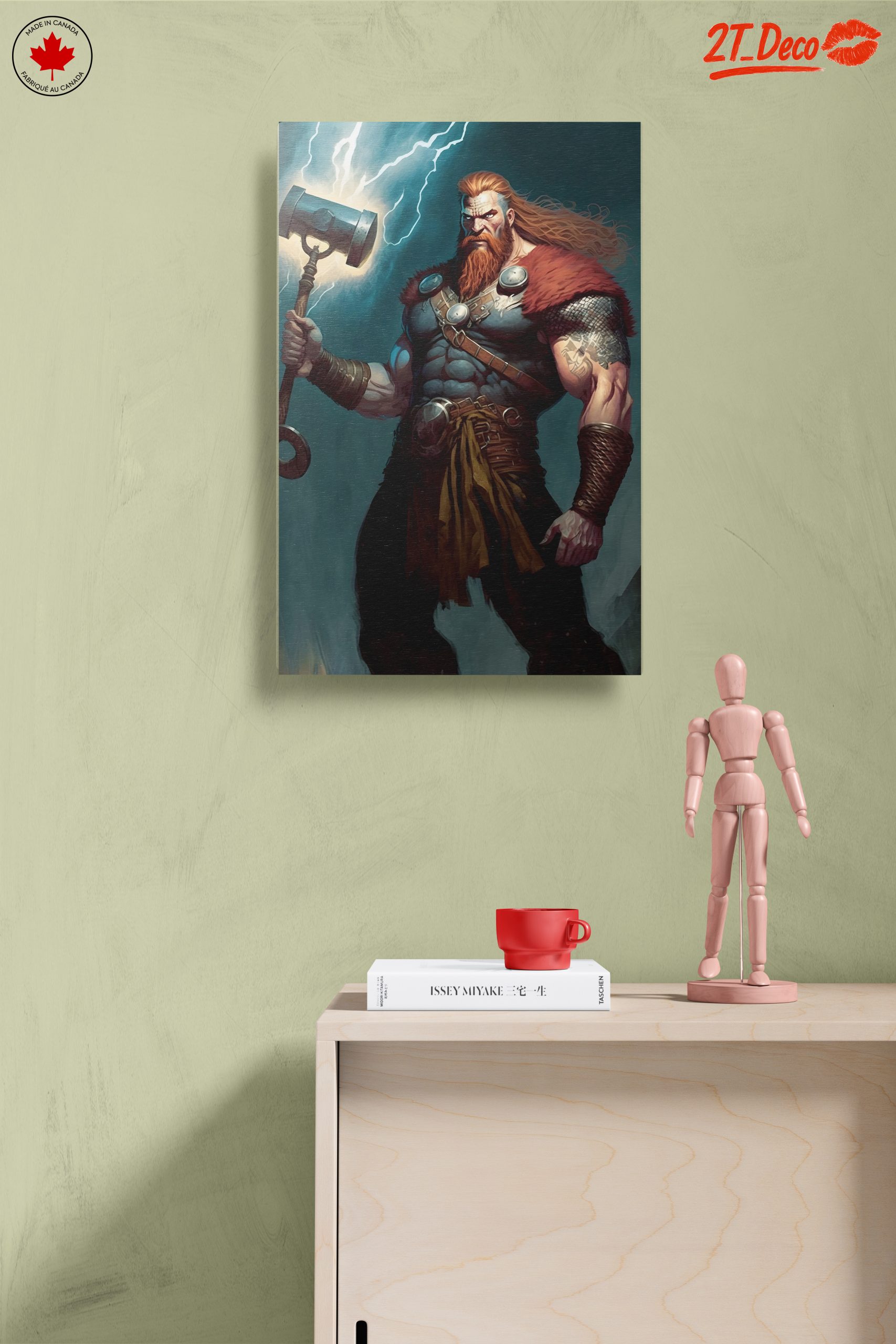 Dynamic Fantasy Character With Hammer - Image 14