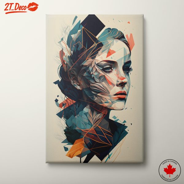 Modern Abstract Portrait of a Woman