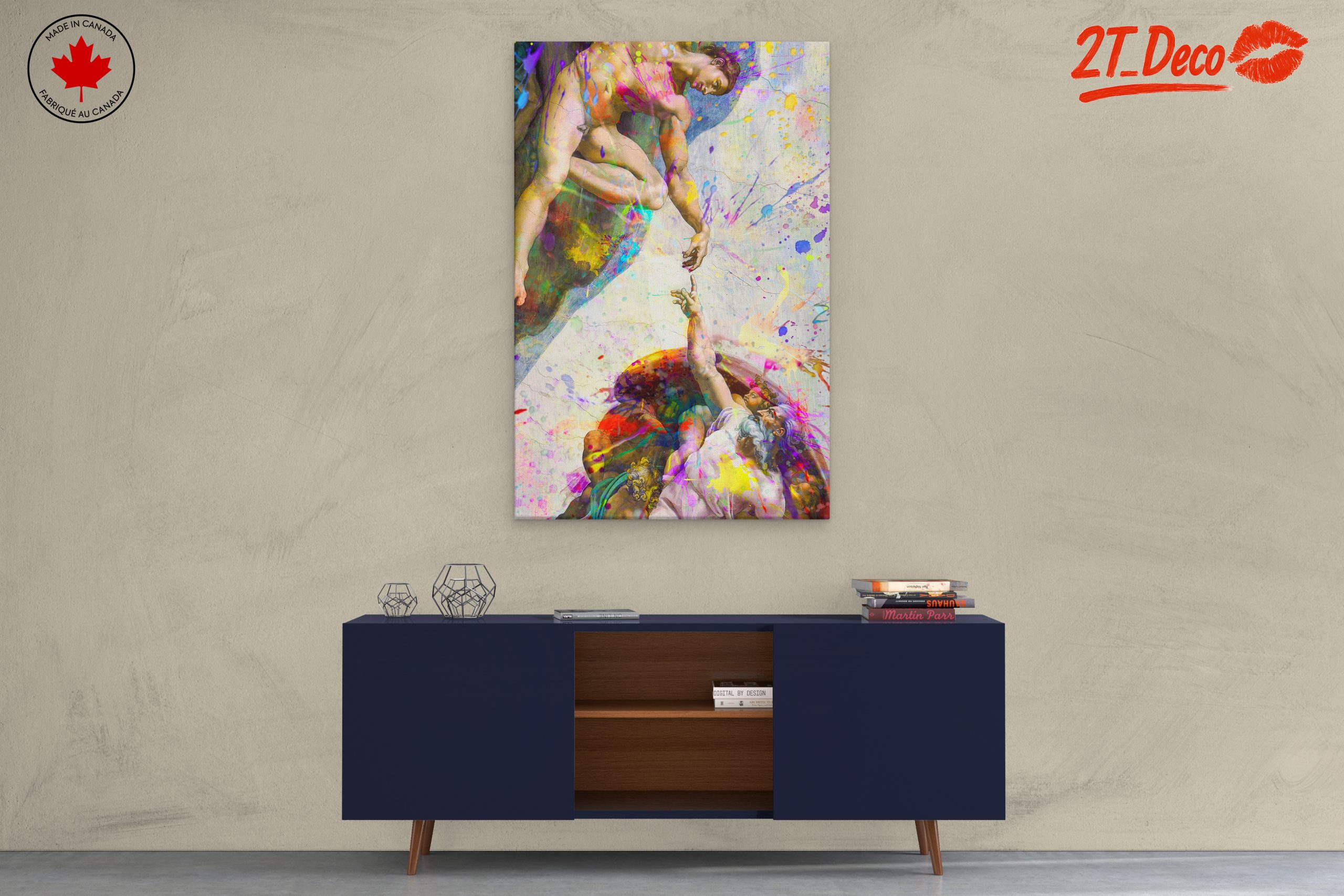 Colorful Contemporary Cultural Masterpiece - Image 3