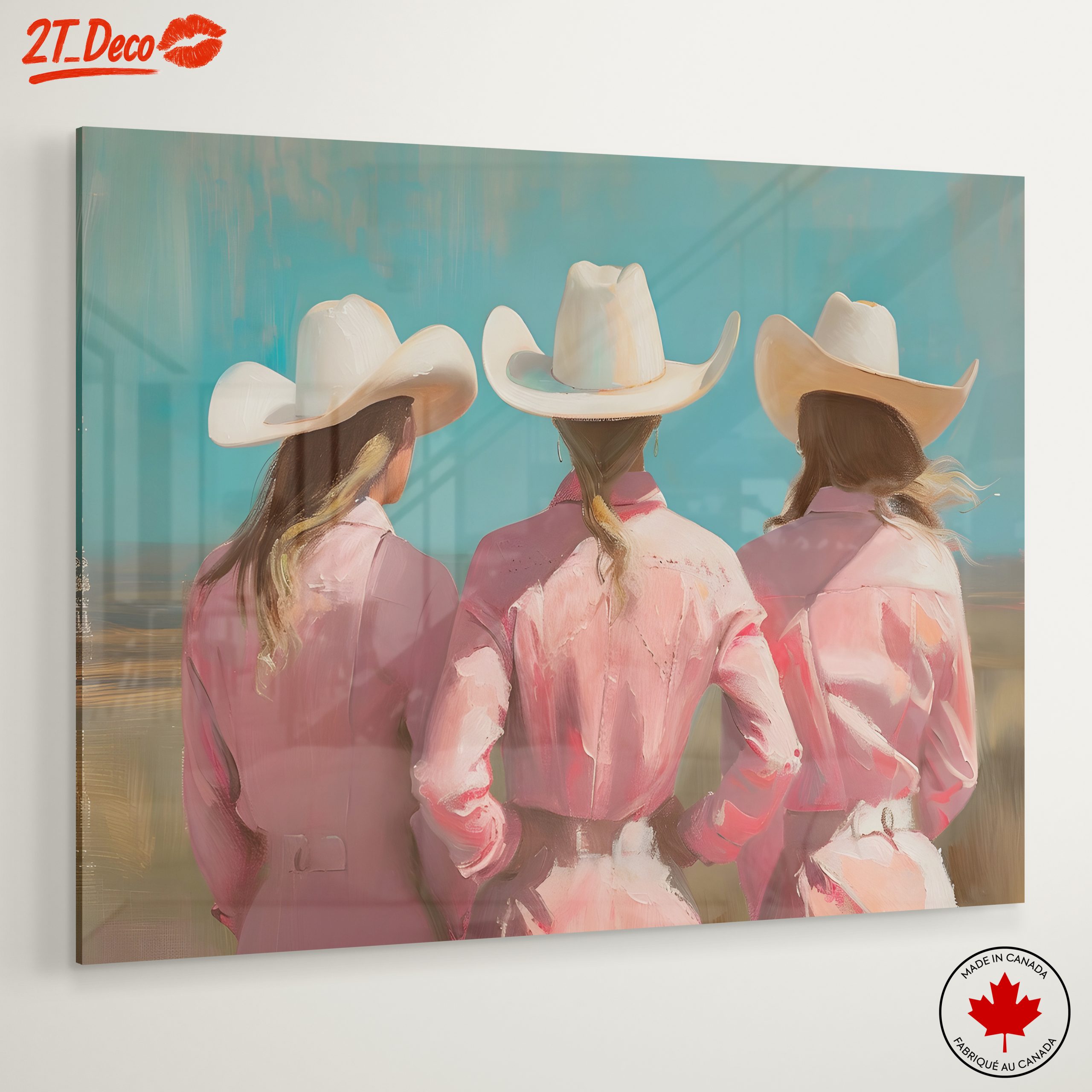 Cowgirls in Pink Western Wear - Image 6