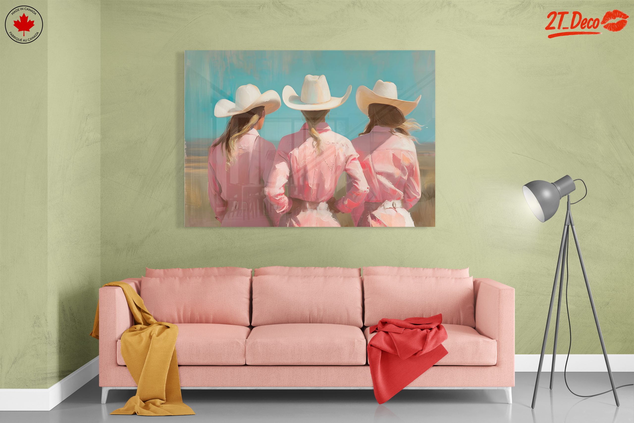 Cowgirls in Pink Western Wear - Image 7