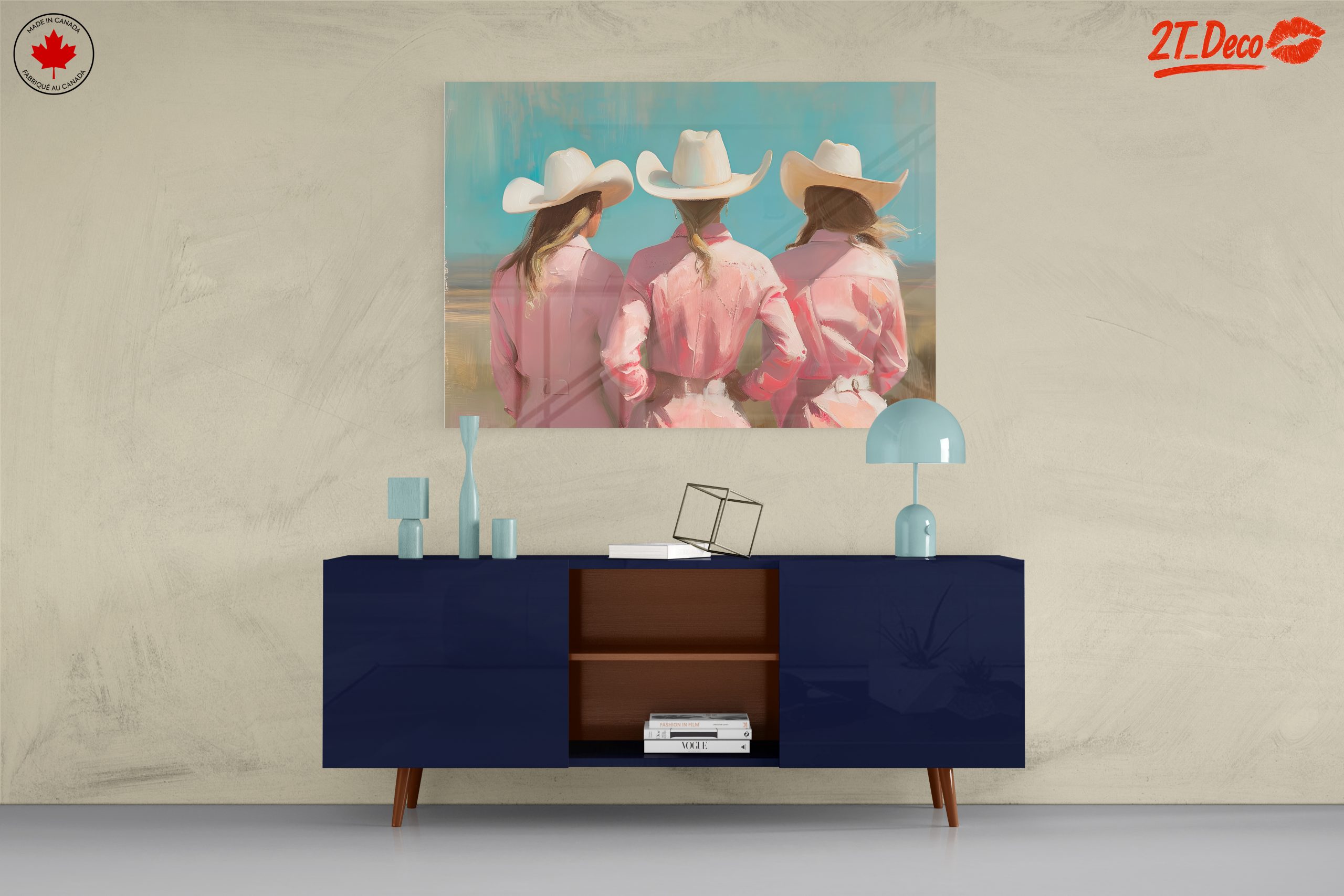 Cowgirls in Pink Western Wear - Image 8