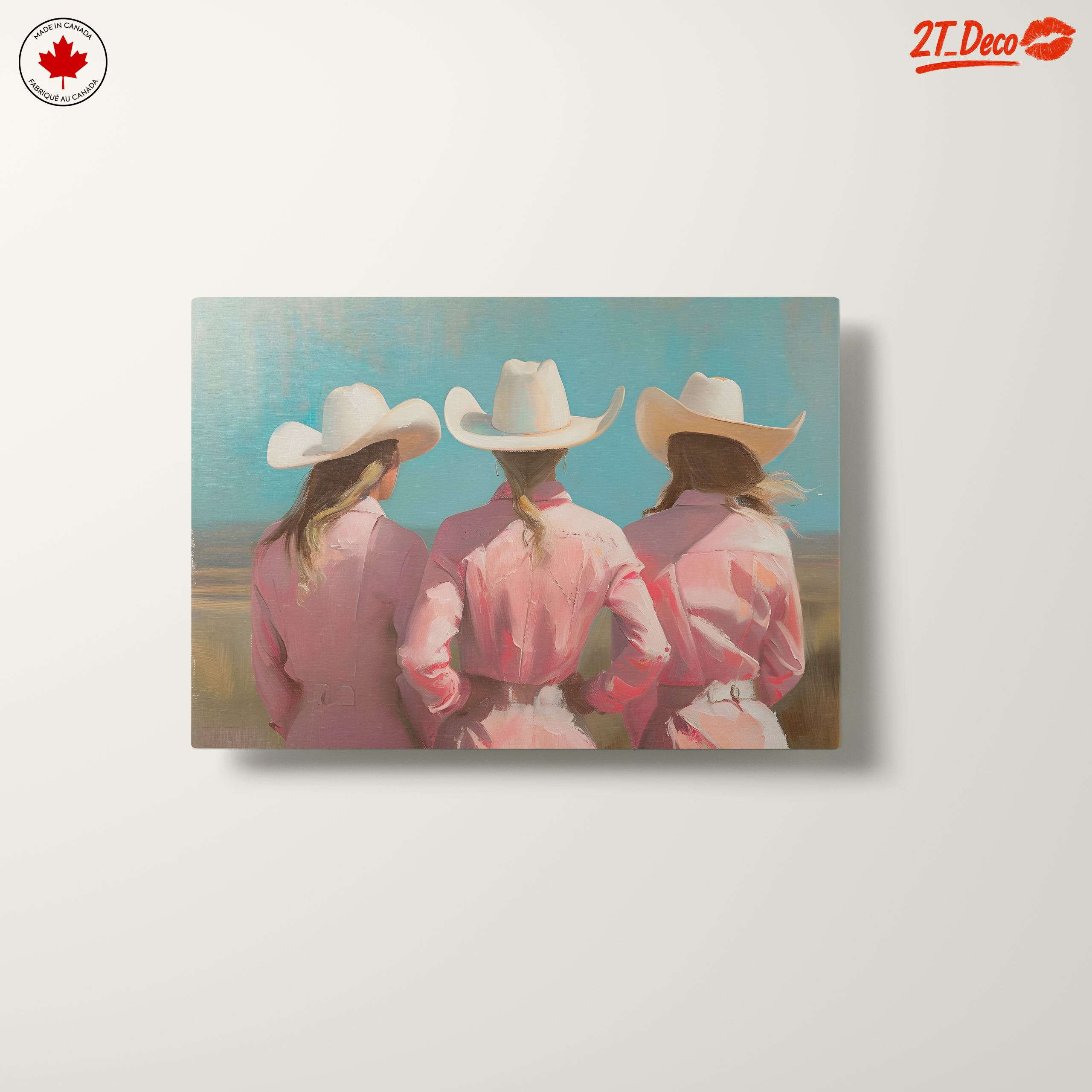 Cowgirls in Pink Western Wear - Image 10