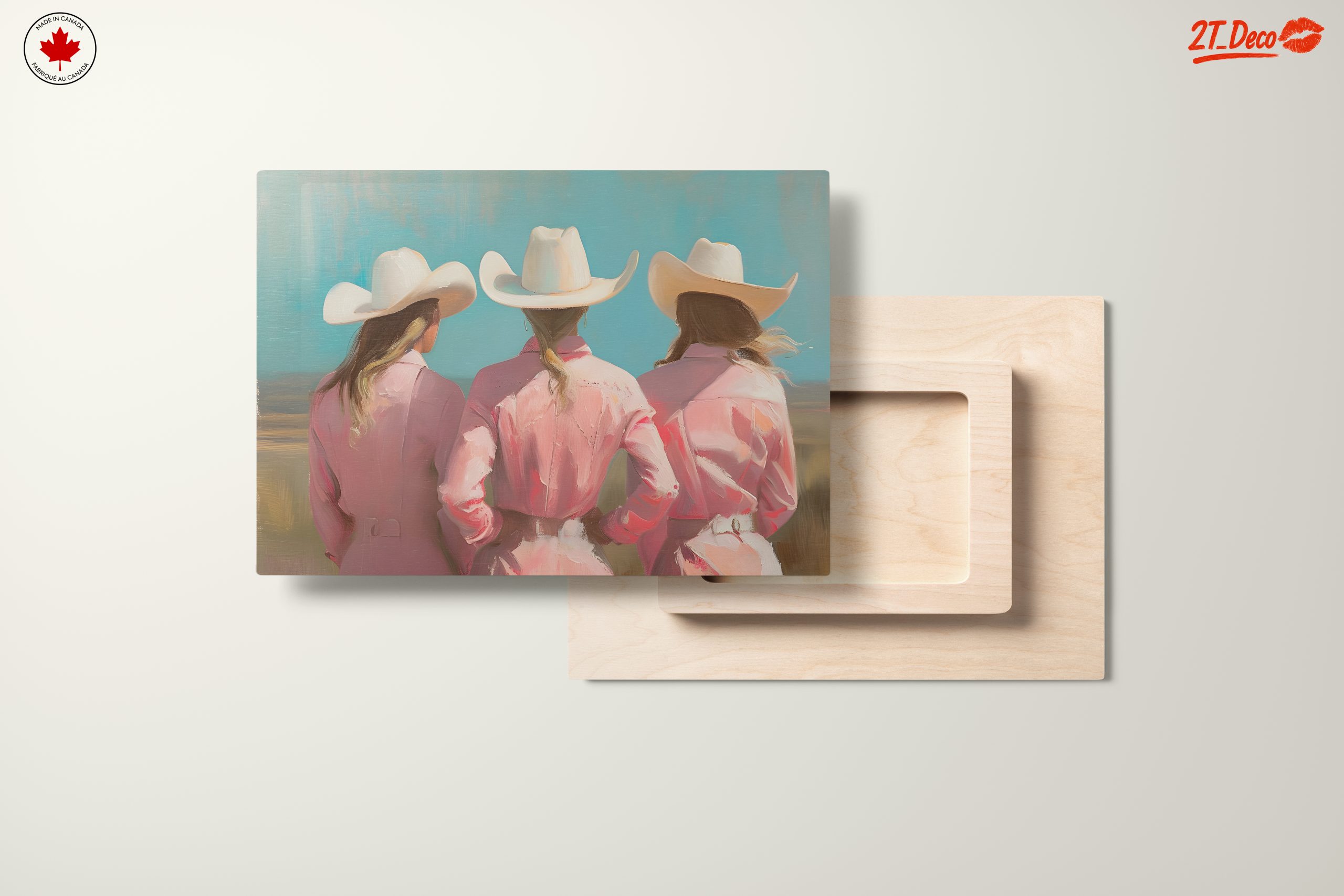 Cowgirls in Pink Western Wear - Image 11