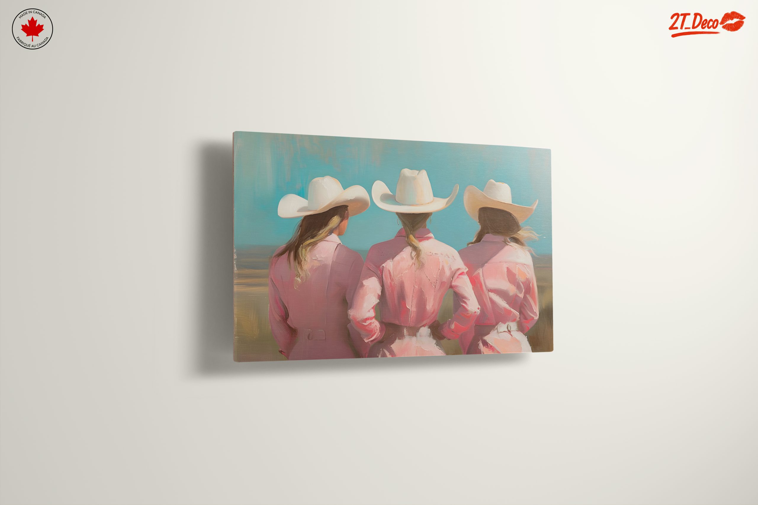 Cowgirls in Pink Western Wear - Image 13