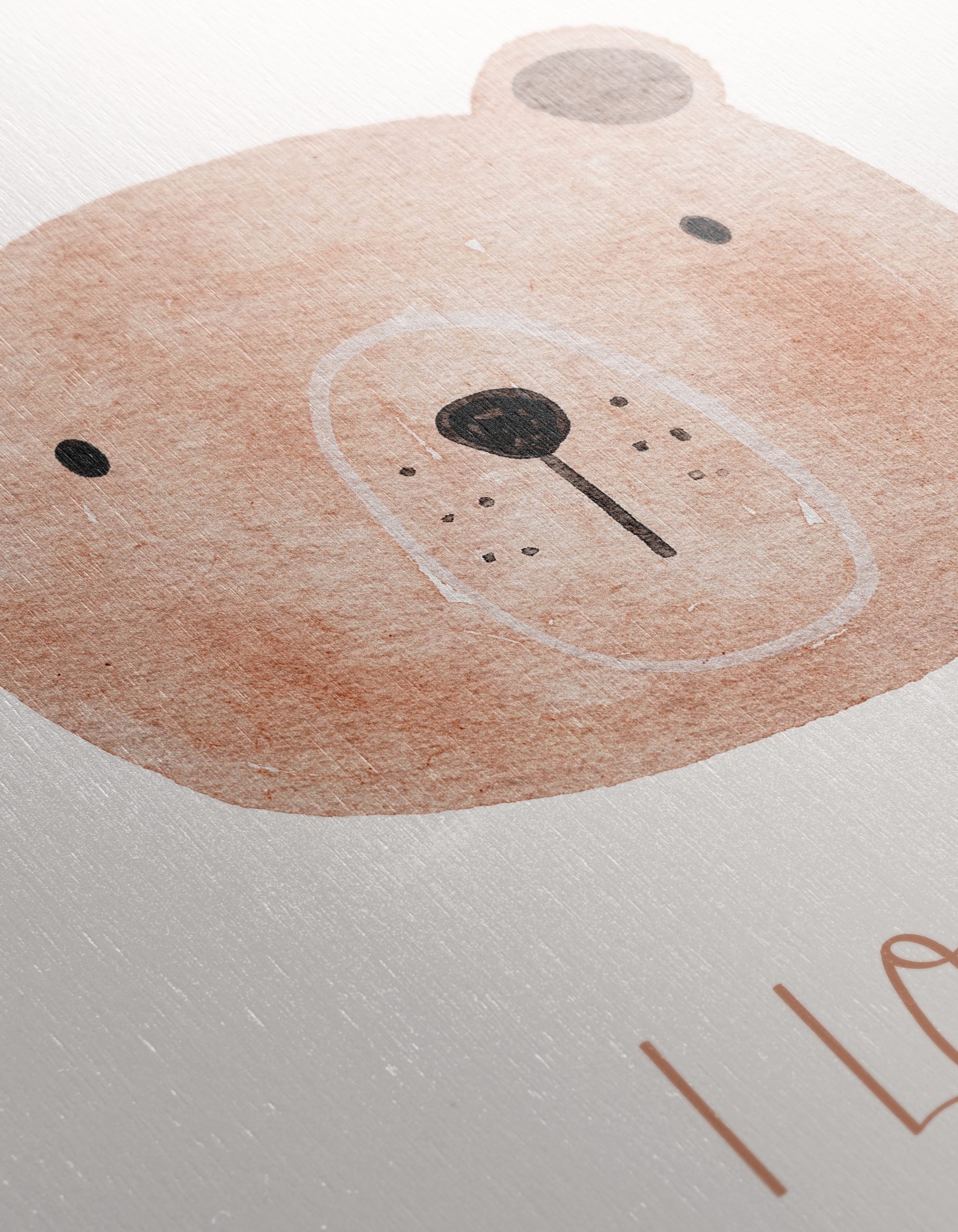 Adorable Bear Illustration with Love Quote - Image 12