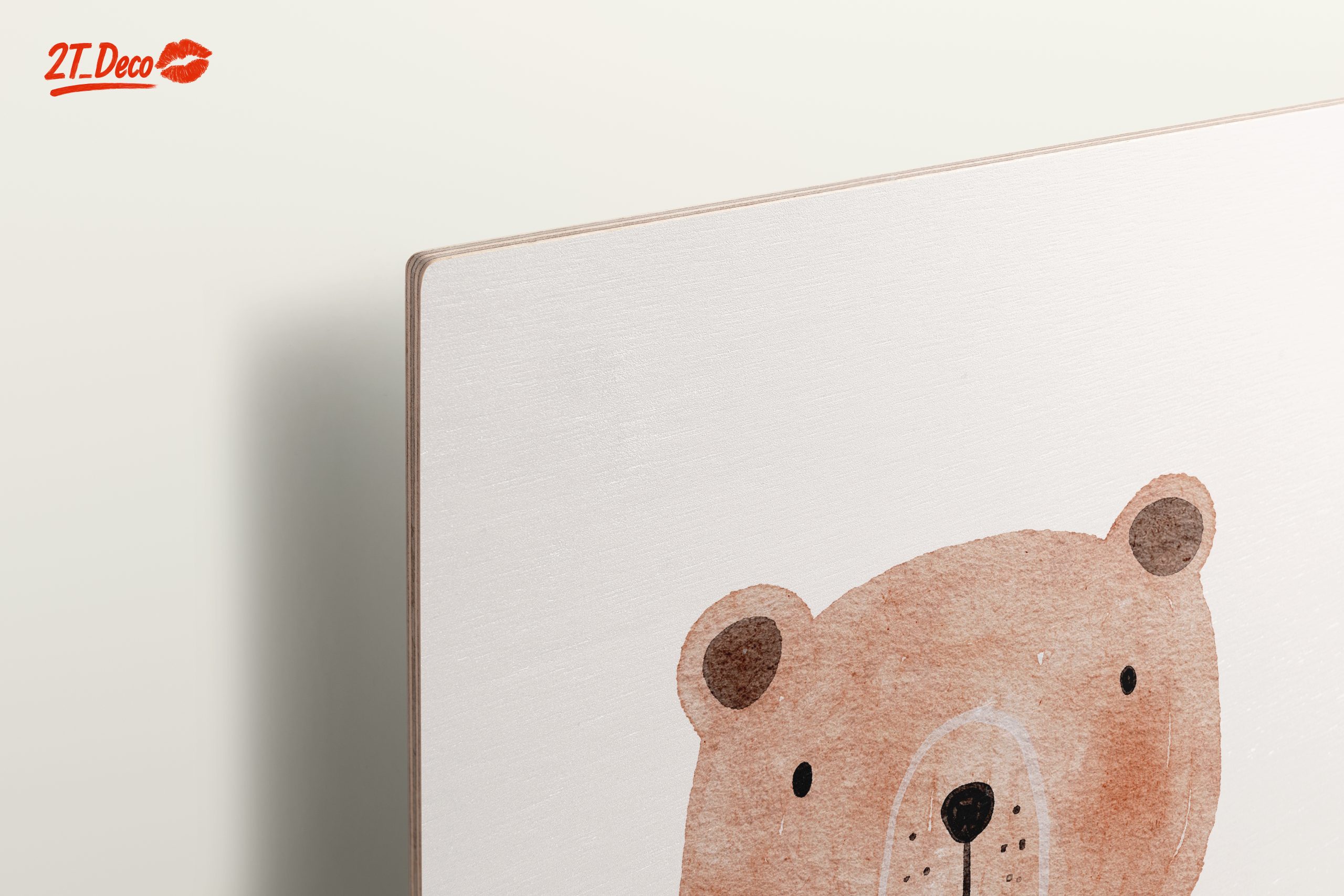 Adorable Bear Illustration with Love Quote - Image 15