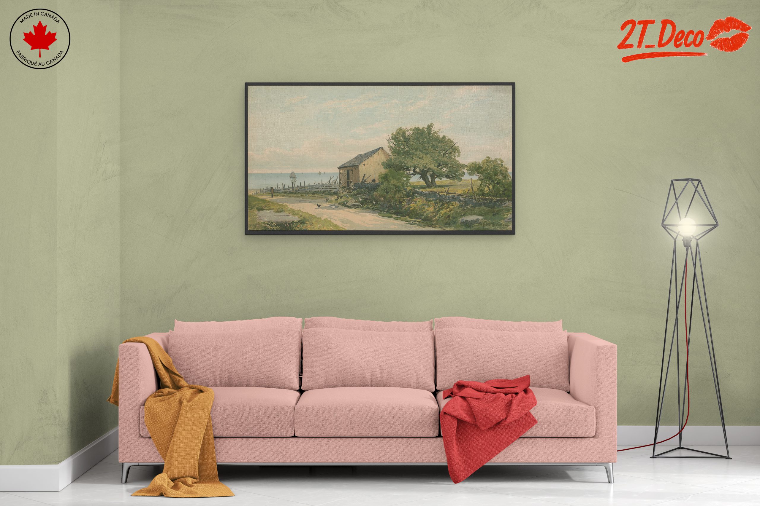 Tranquil Coastal Landscape Artwork - Image 2
