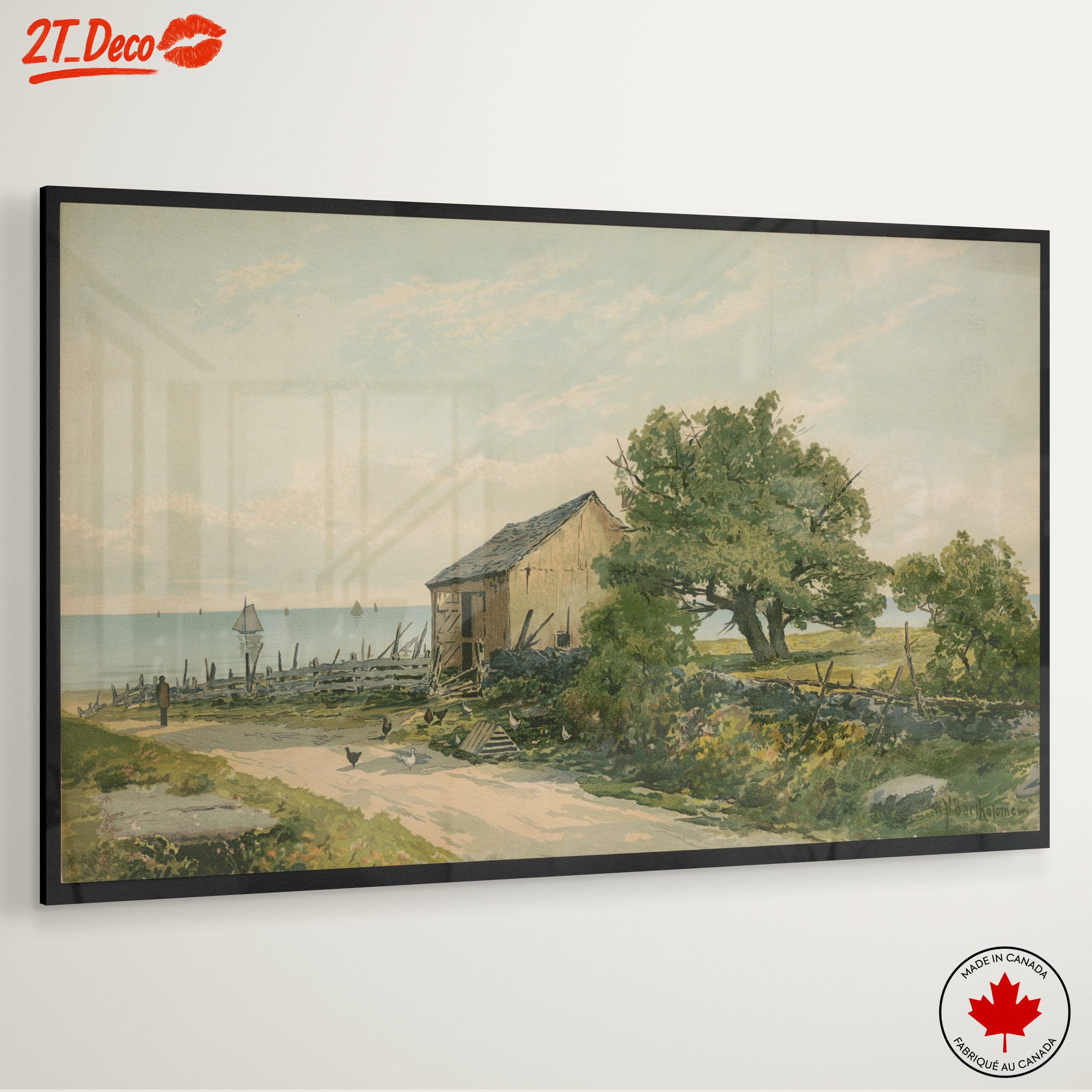 Tranquil Coastal Landscape Artwork - Image 6