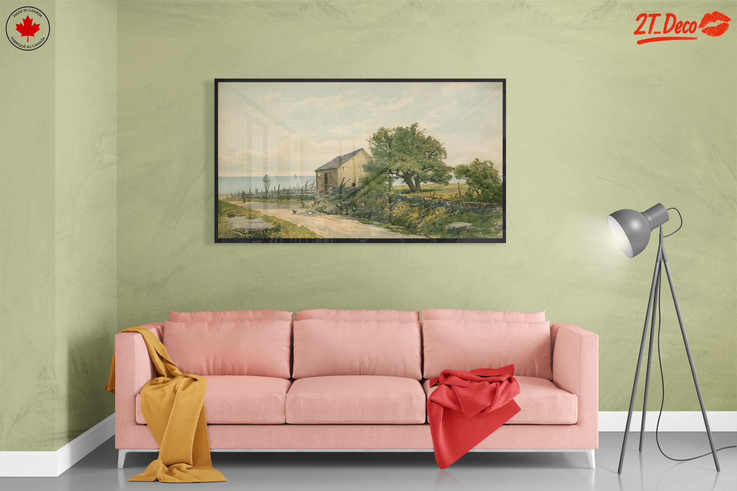 Tranquil Coastal Landscape Artwork - Image 7