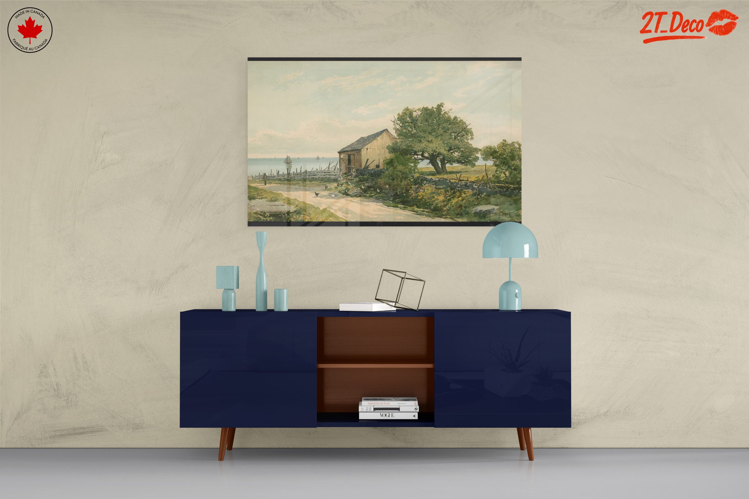 Tranquil Coastal Landscape Artwork - Image 8