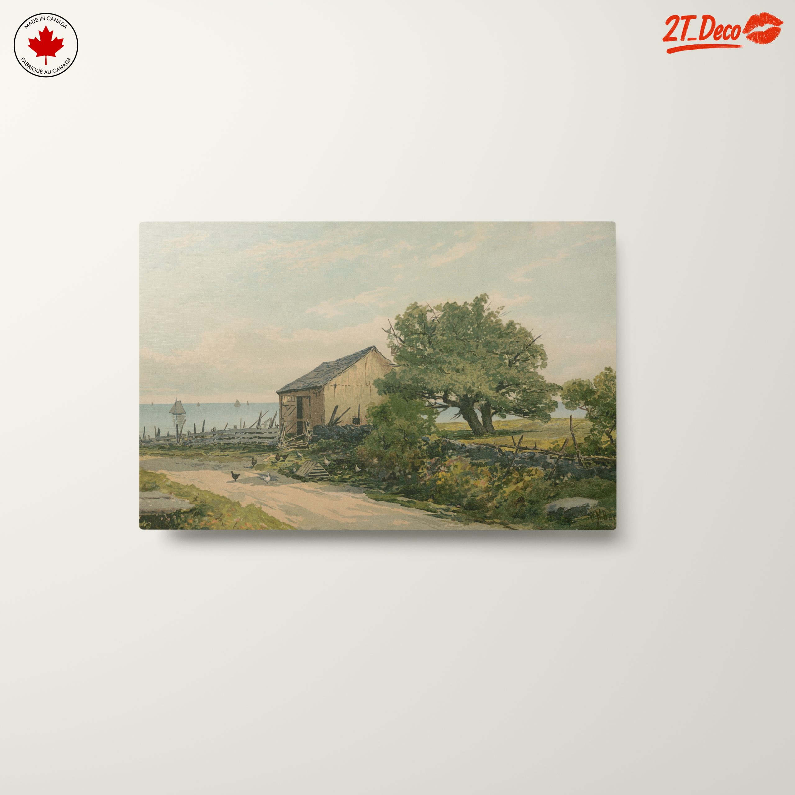 Tranquil Coastal Landscape Artwork - Image 10