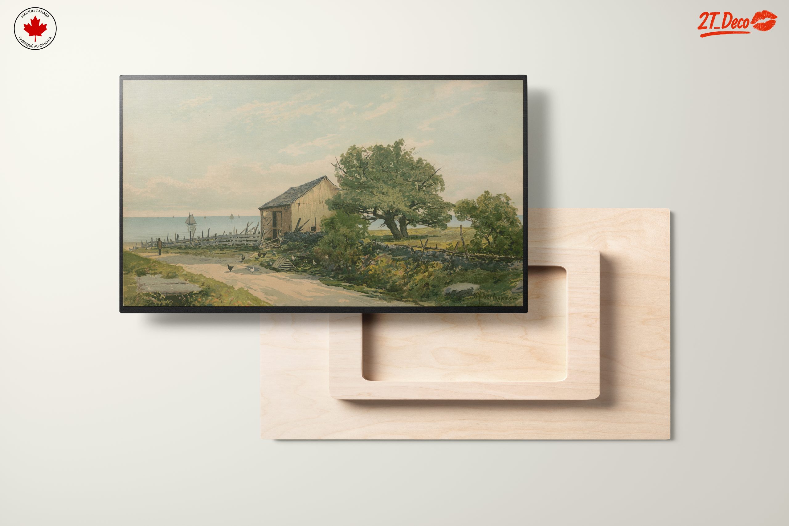 Tranquil Coastal Landscape Artwork - Image 11