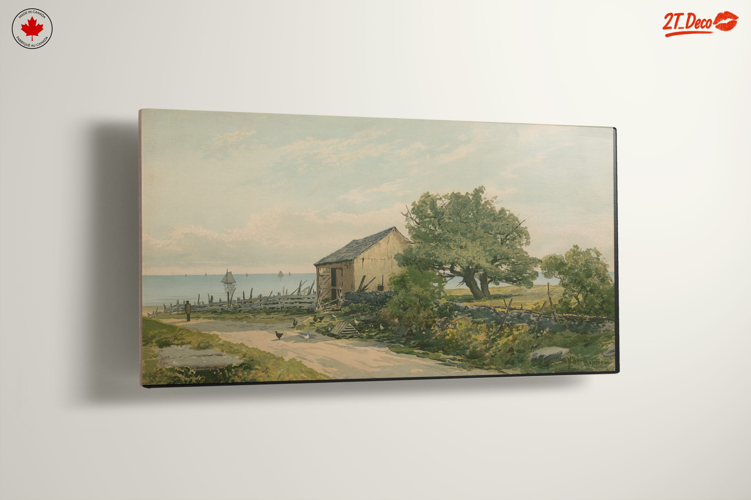 Tranquil Coastal Landscape Artwork - Image 13