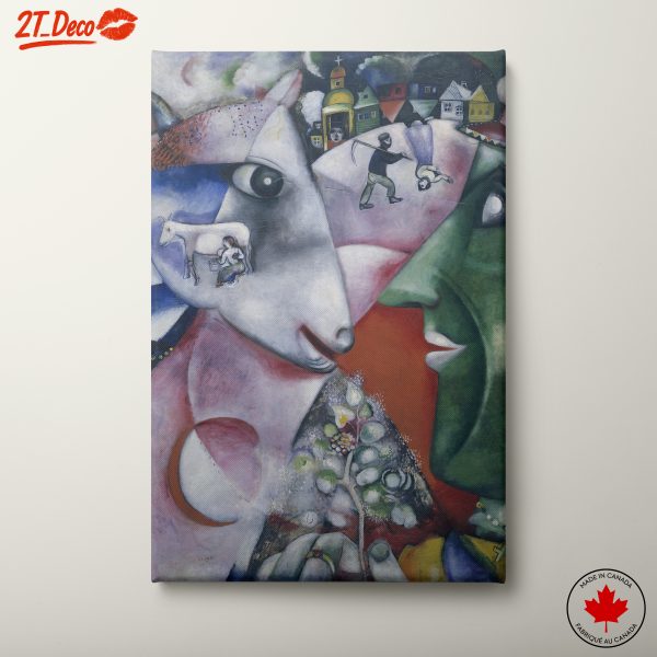 Abstract Cultural Portrait with Vibrant Colors