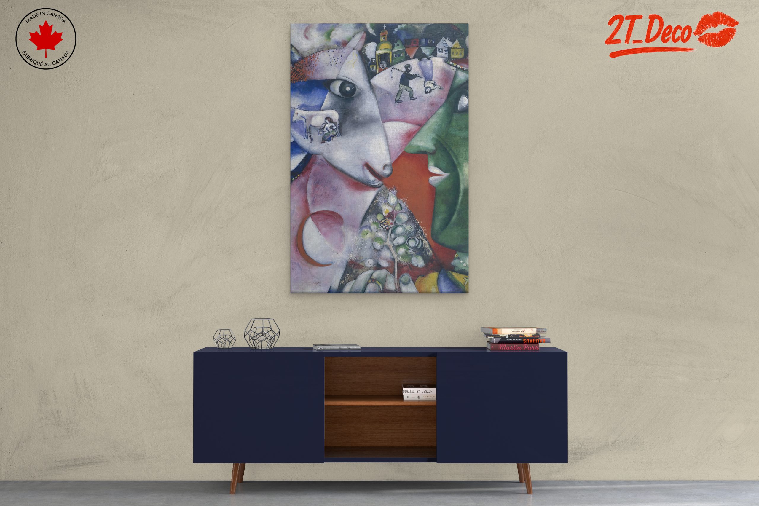 Abstract Cultural Portrait with Vibrant Colors - Image 3