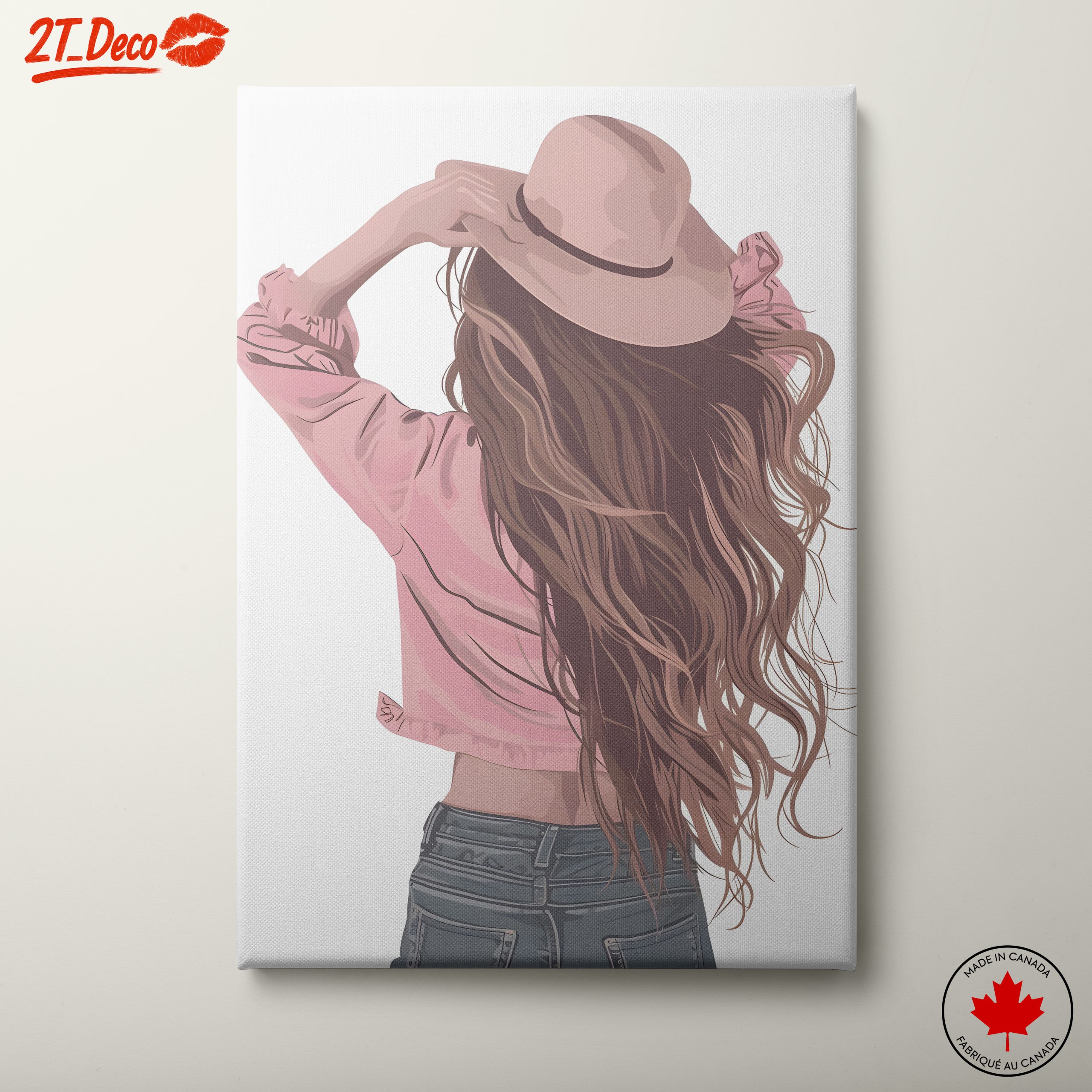 Stylish Contemporary Portrait of a Young Woman