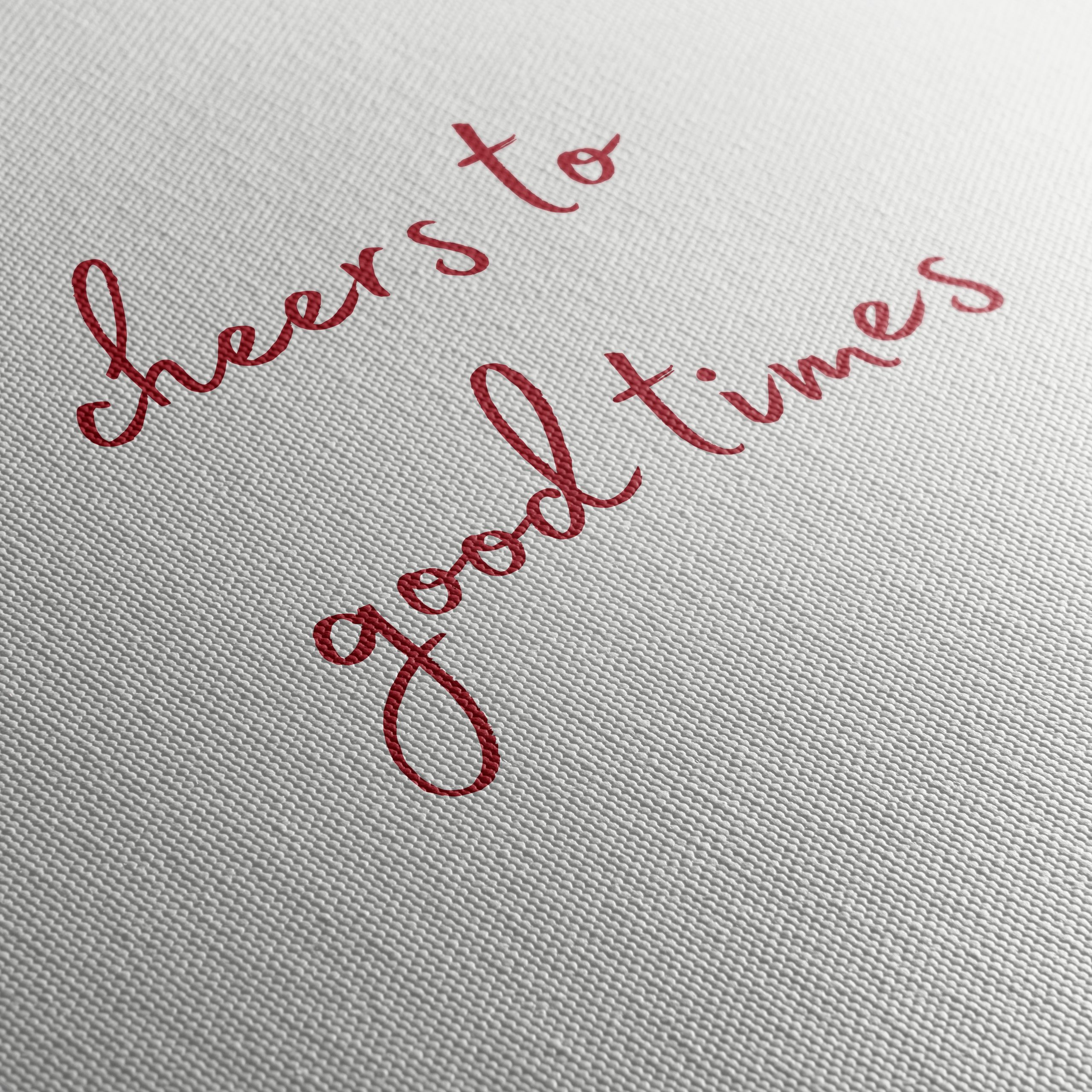 Cheers To Good Times Inspirational Quote Art - Image 5