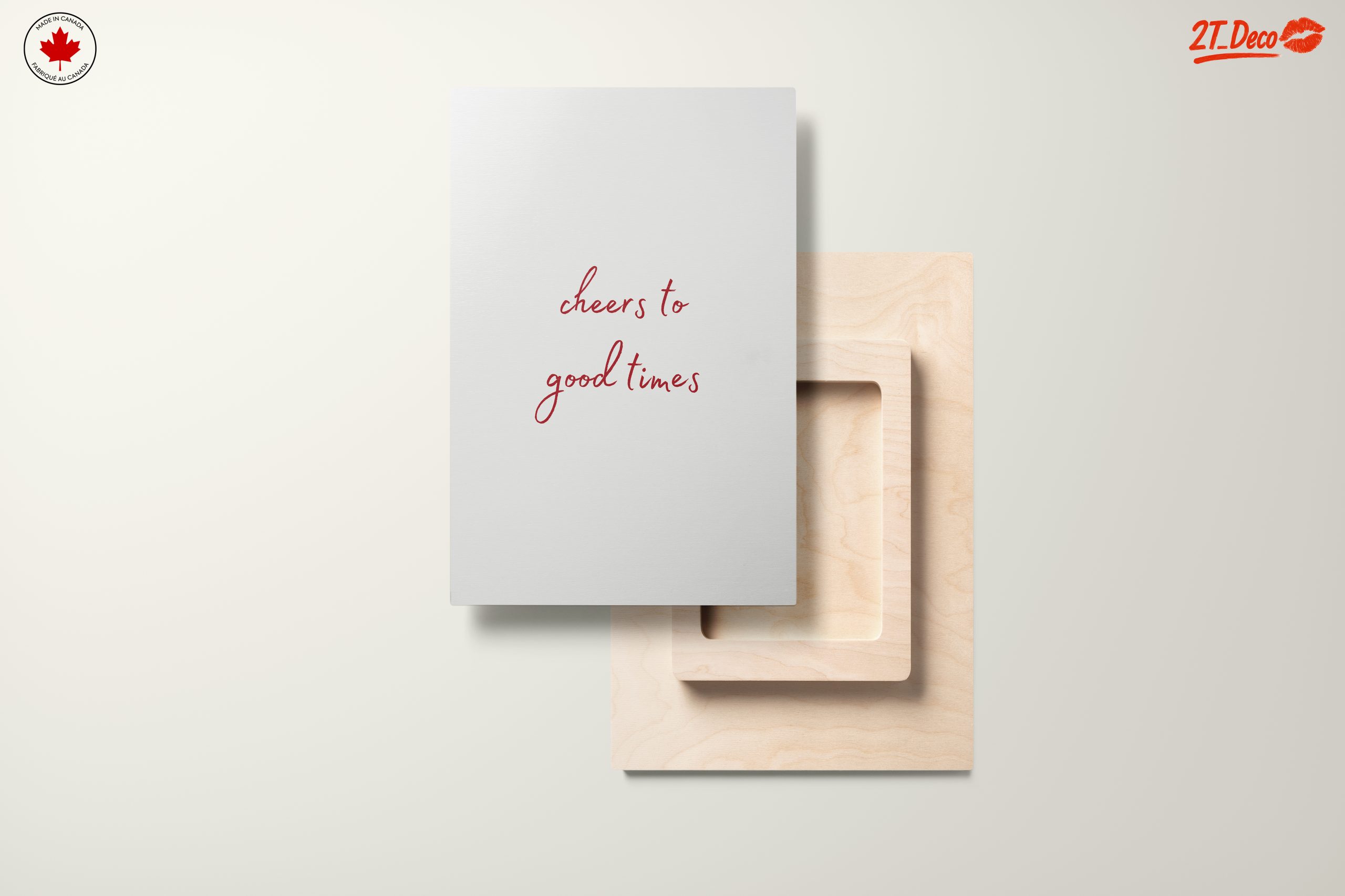 Cheers To Good Times Inspirational Quote Art - Image 11