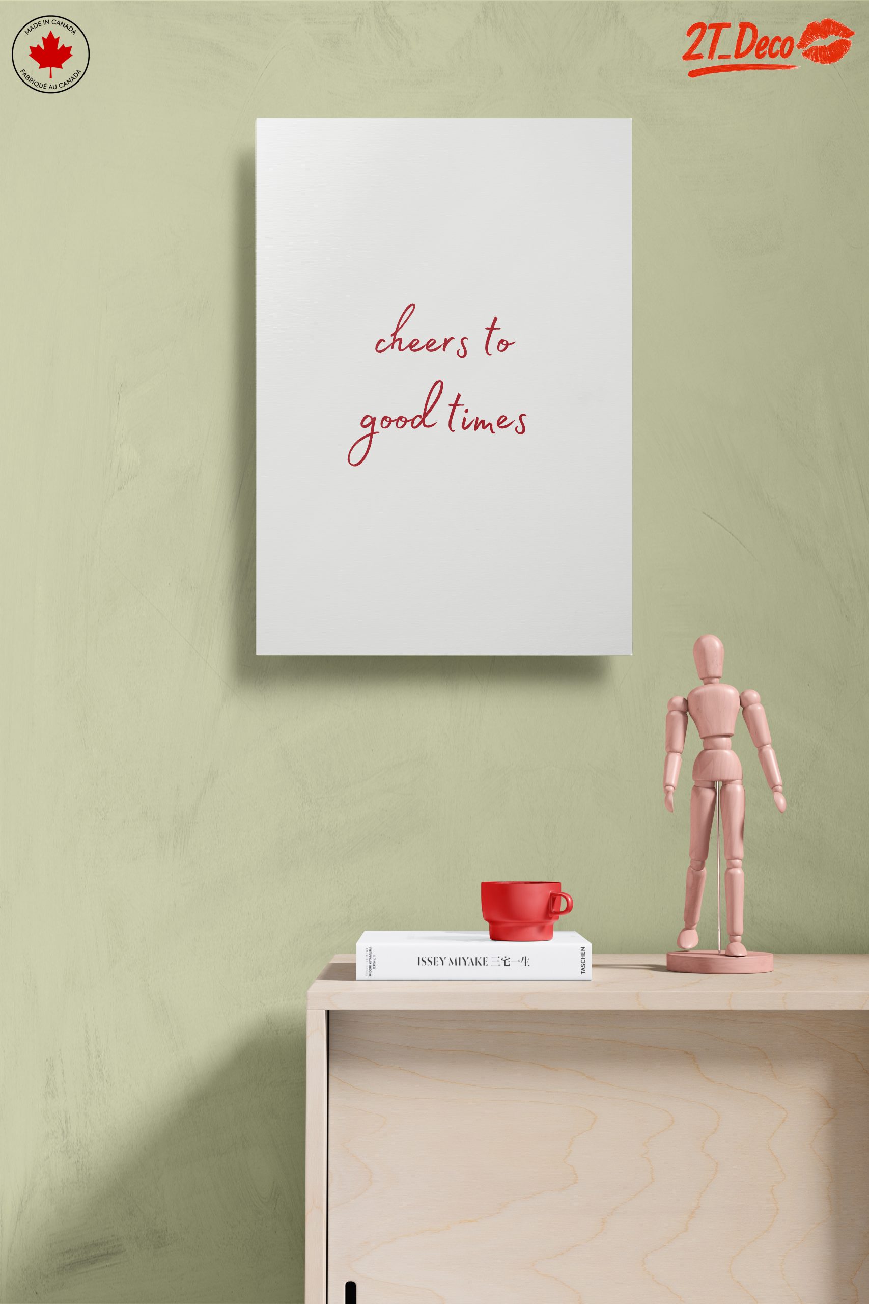 Cheers To Good Times Inspirational Quote Art - Image 14