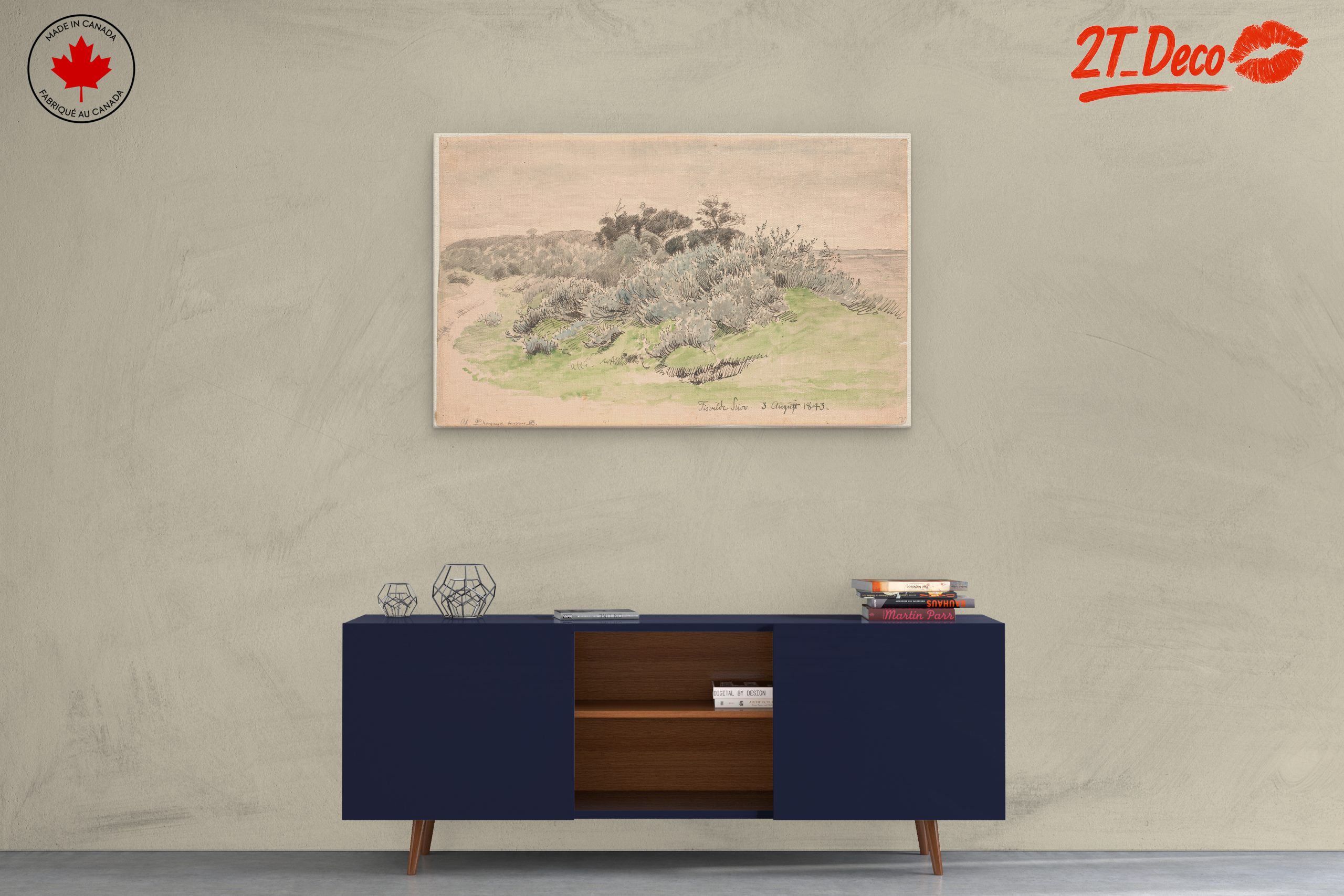 Serene Nature Landscape from 1843 - Image 3