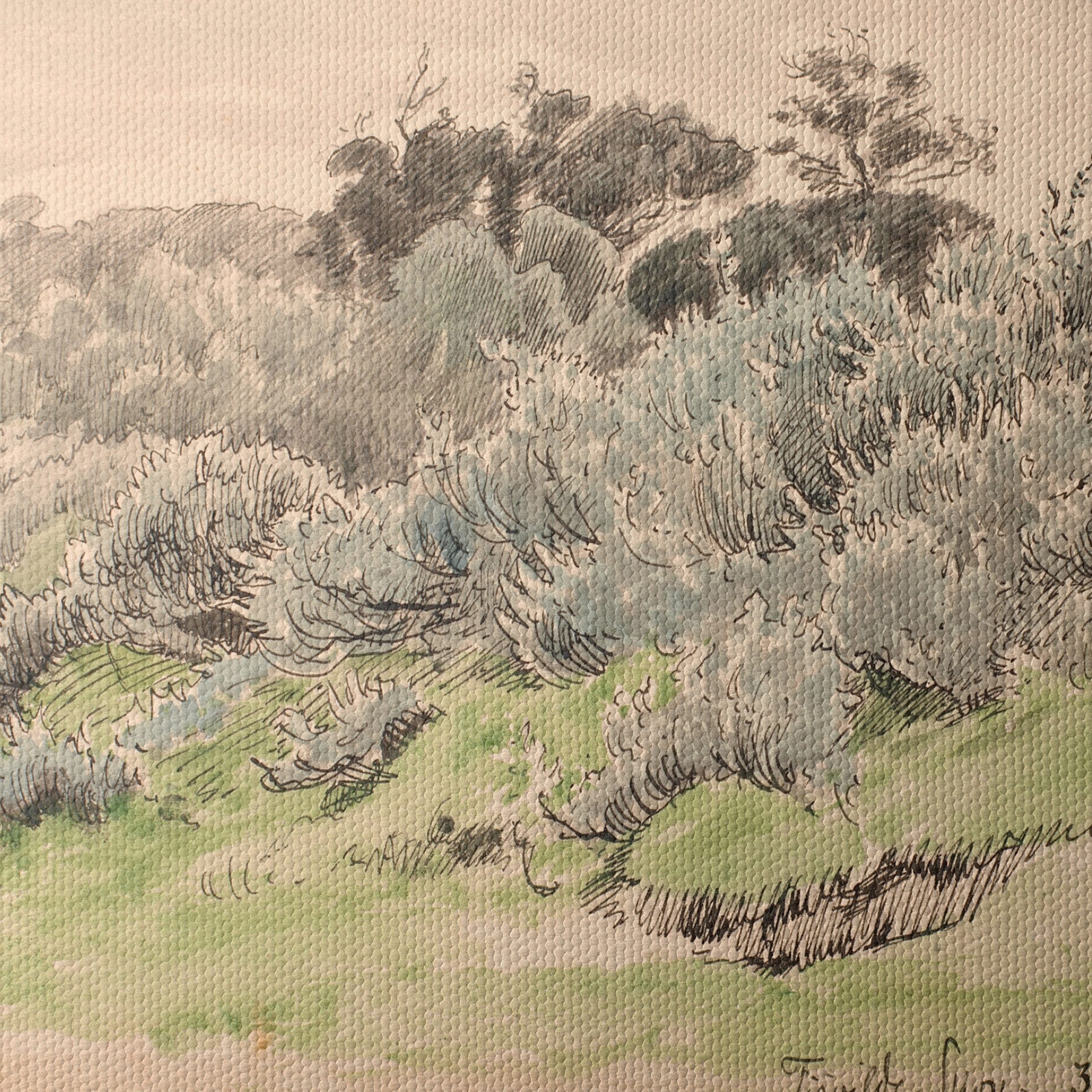 Serene Nature Landscape from 1843 - Image 4