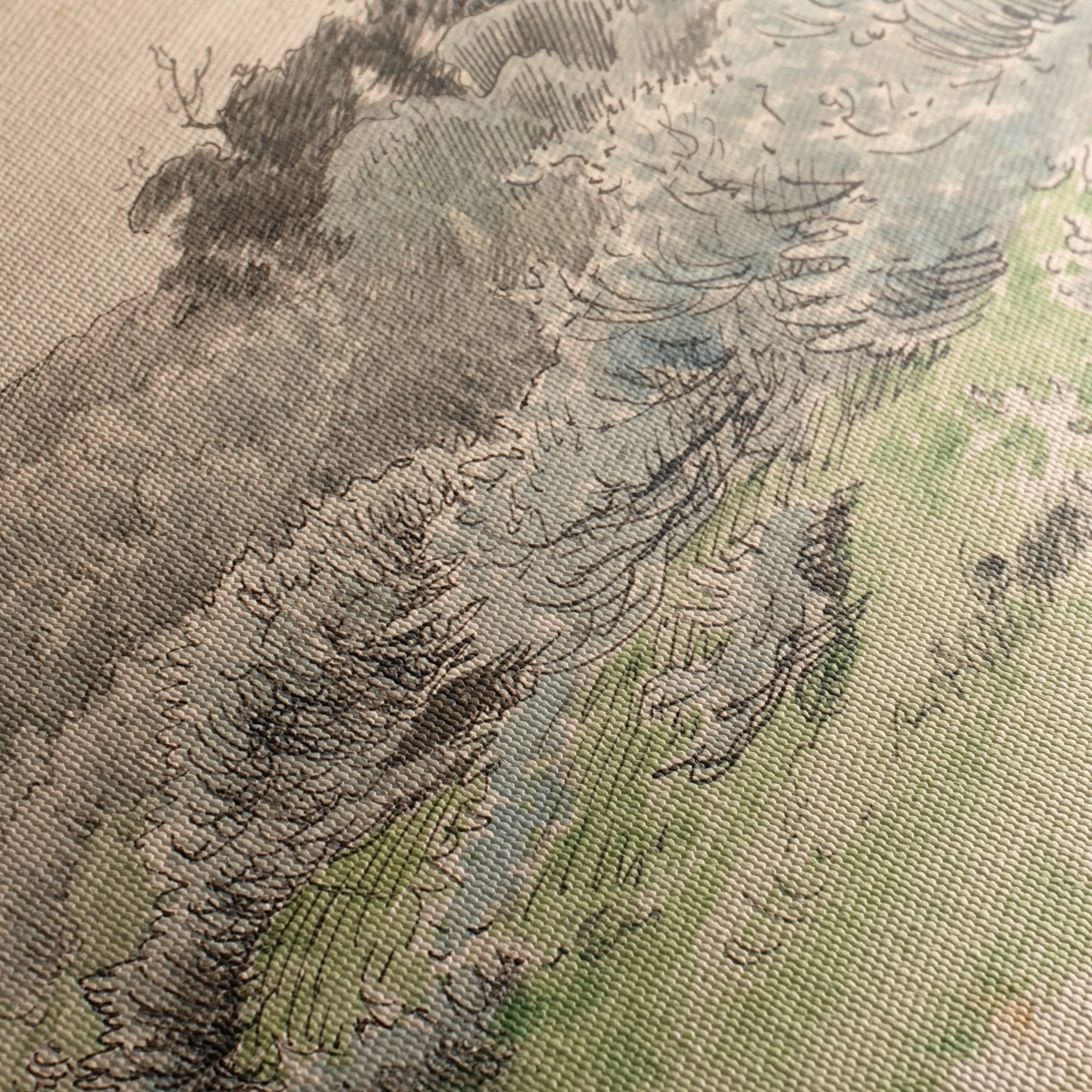 Serene Nature Landscape from 1843 - Image 5