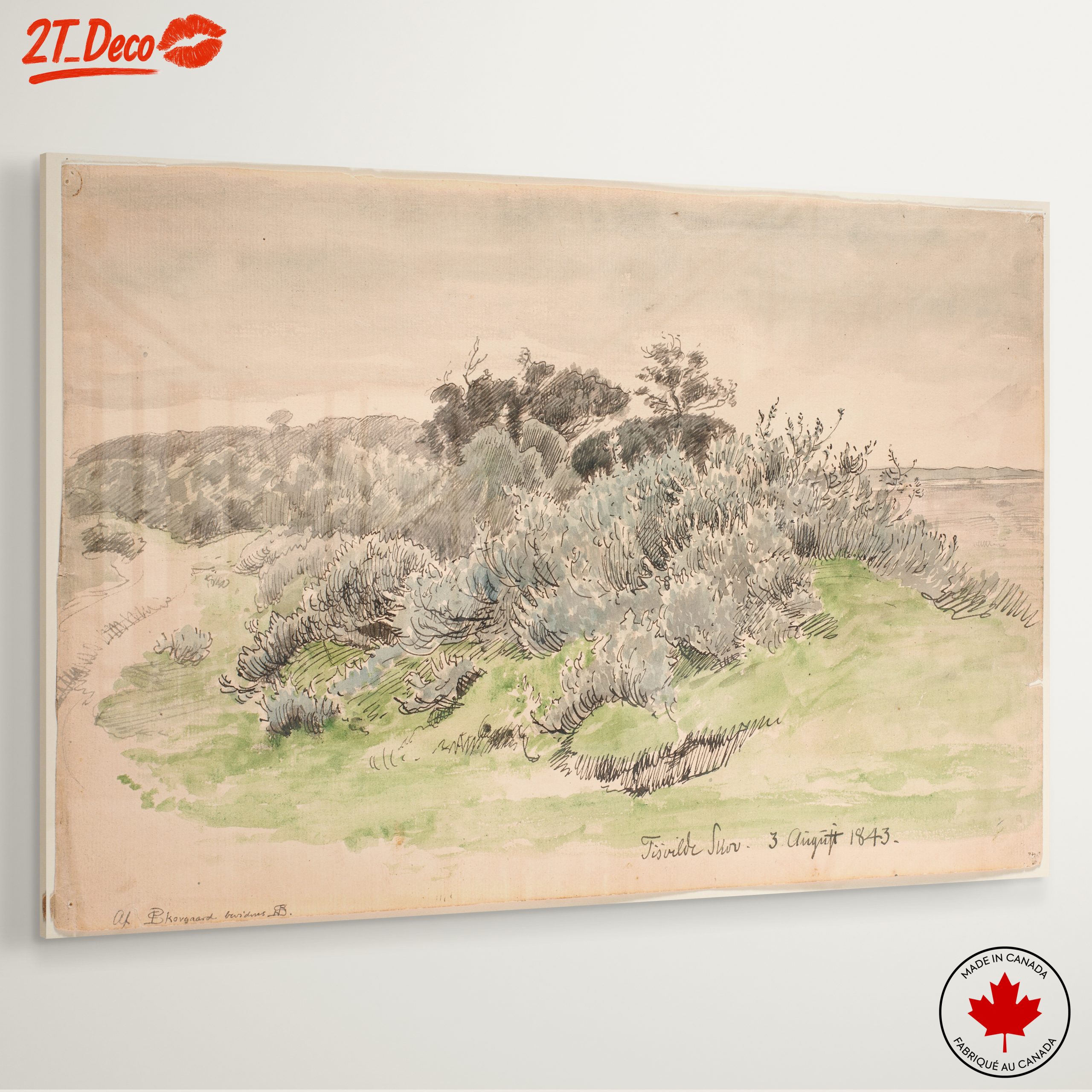 Serene Nature Landscape from 1843 - Image 6