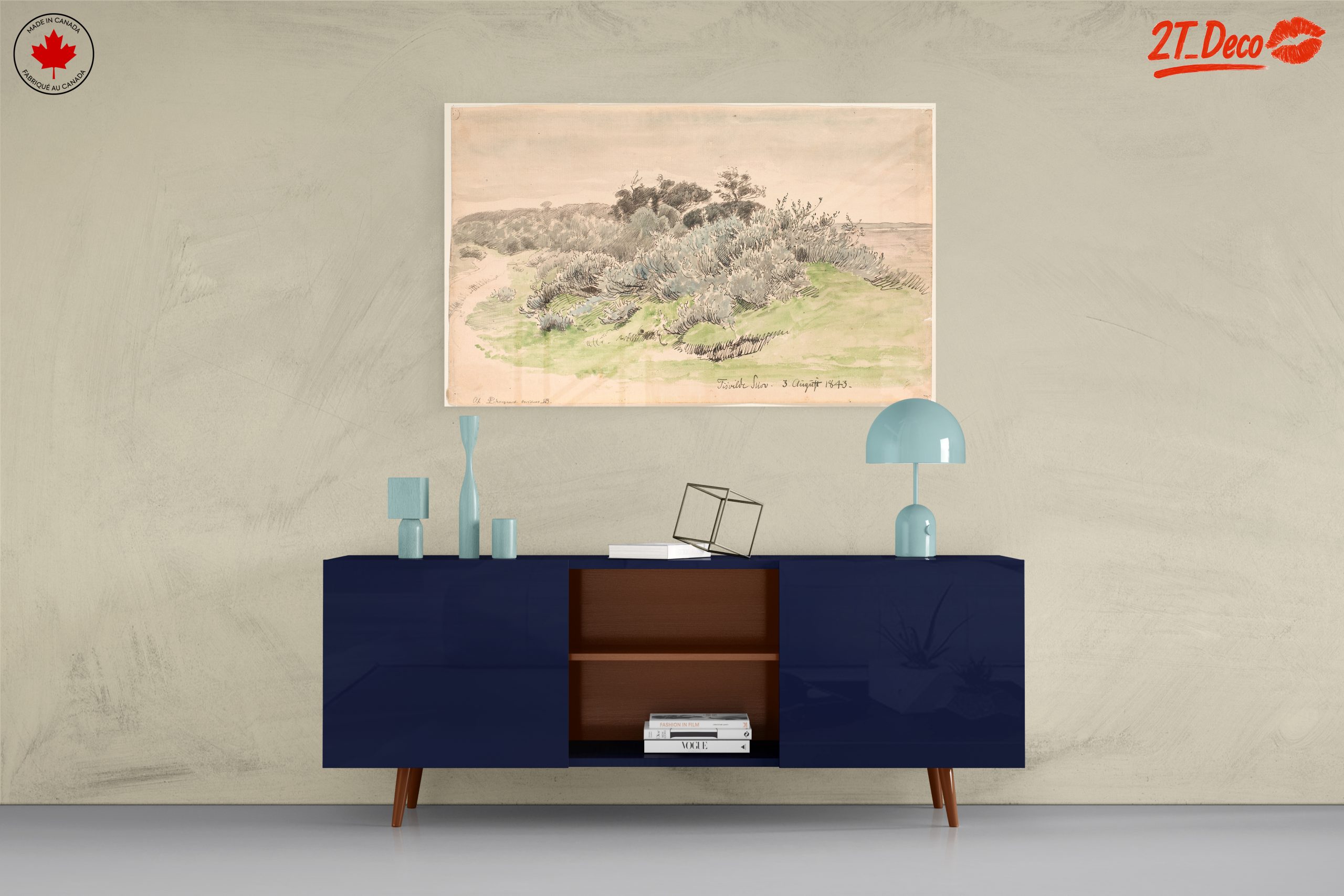 Serene Nature Landscape from 1843 - Image 8