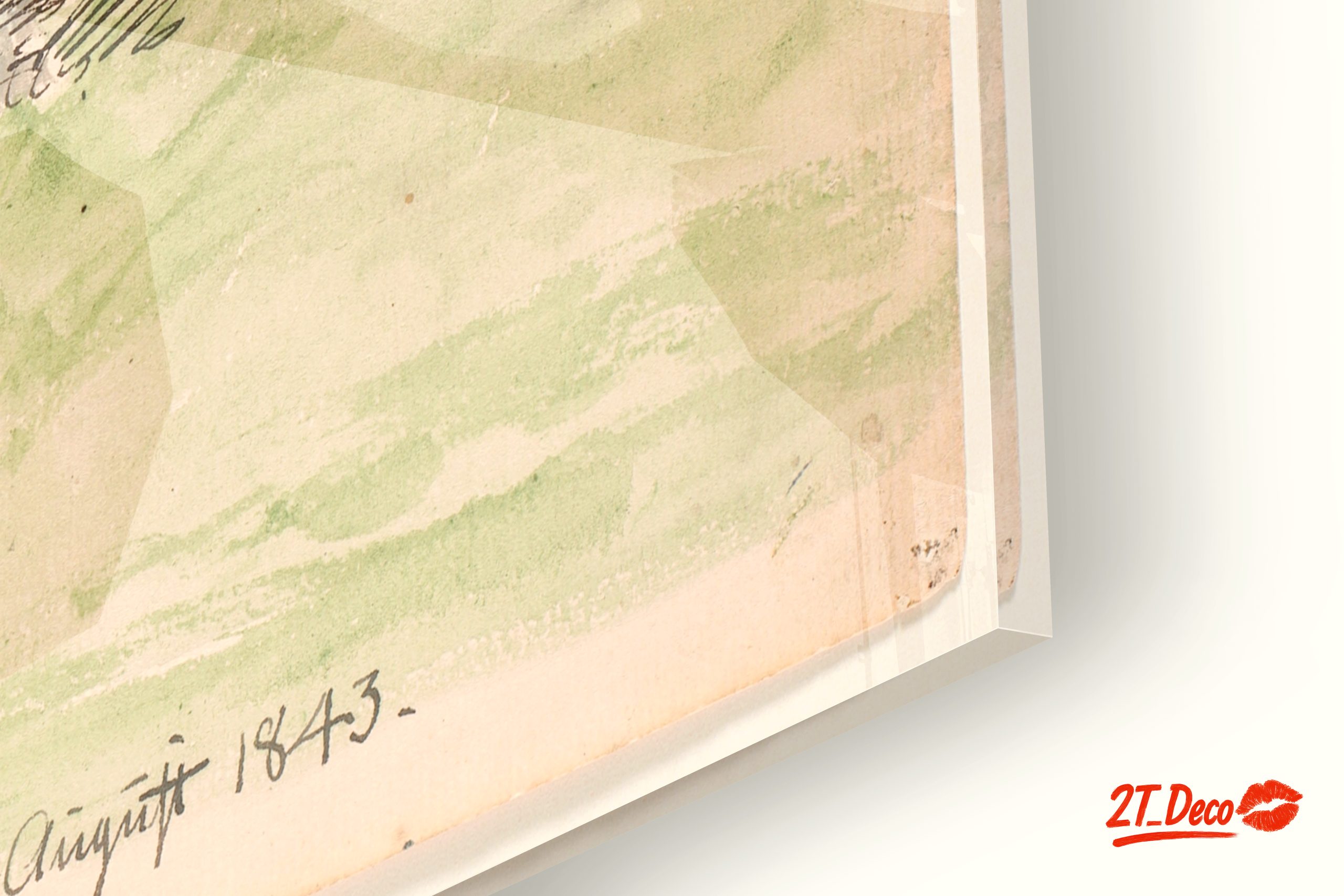 Serene Nature Landscape from 1843 - Image 9