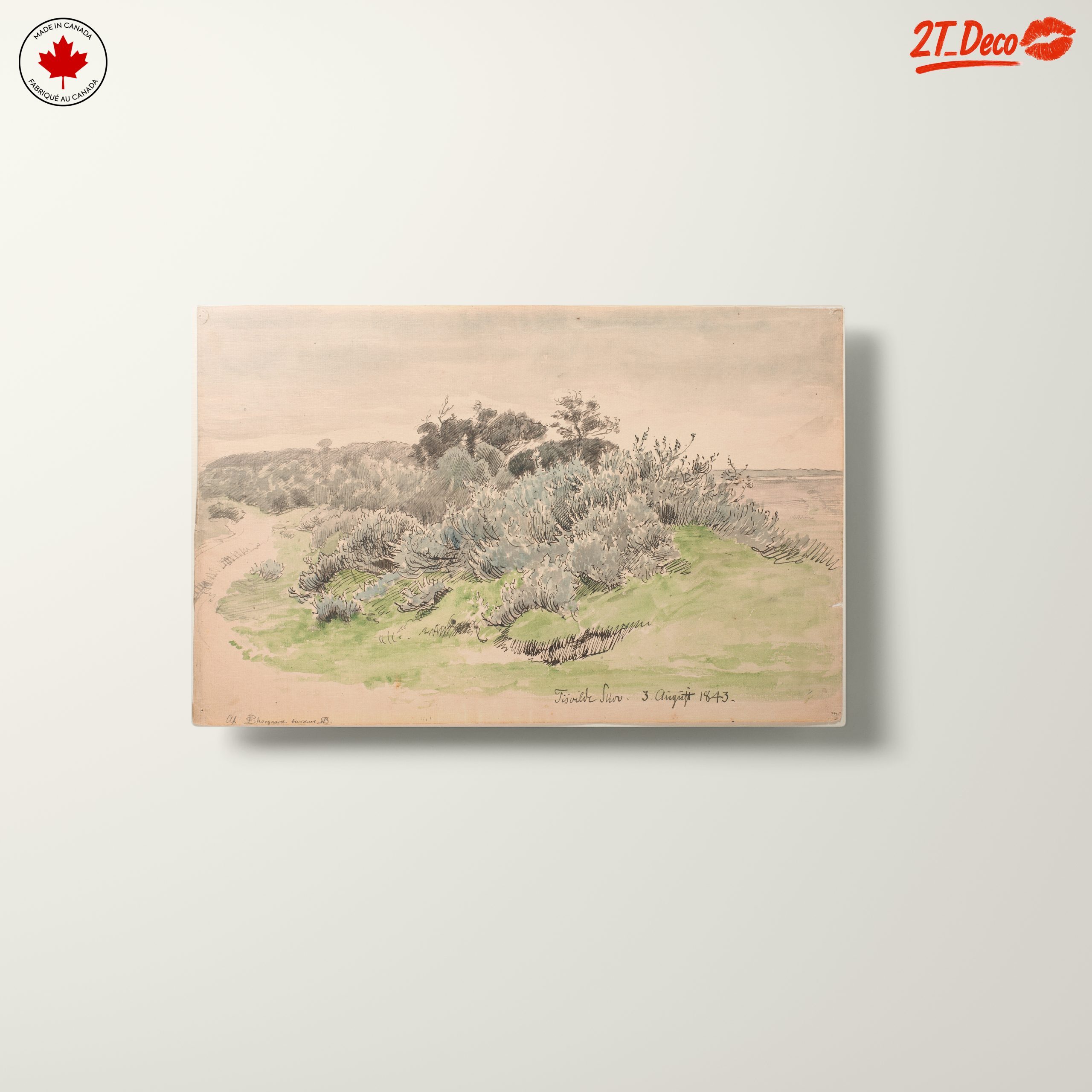 Serene Nature Landscape from 1843 - Image 10