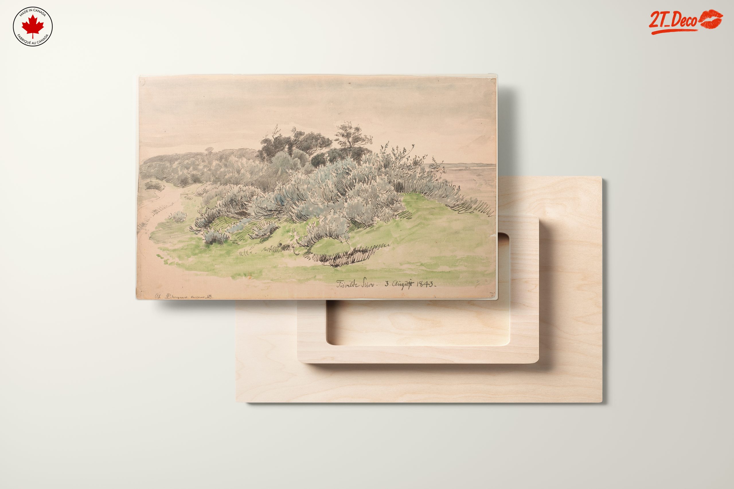 Serene Nature Landscape from 1843 - Image 11