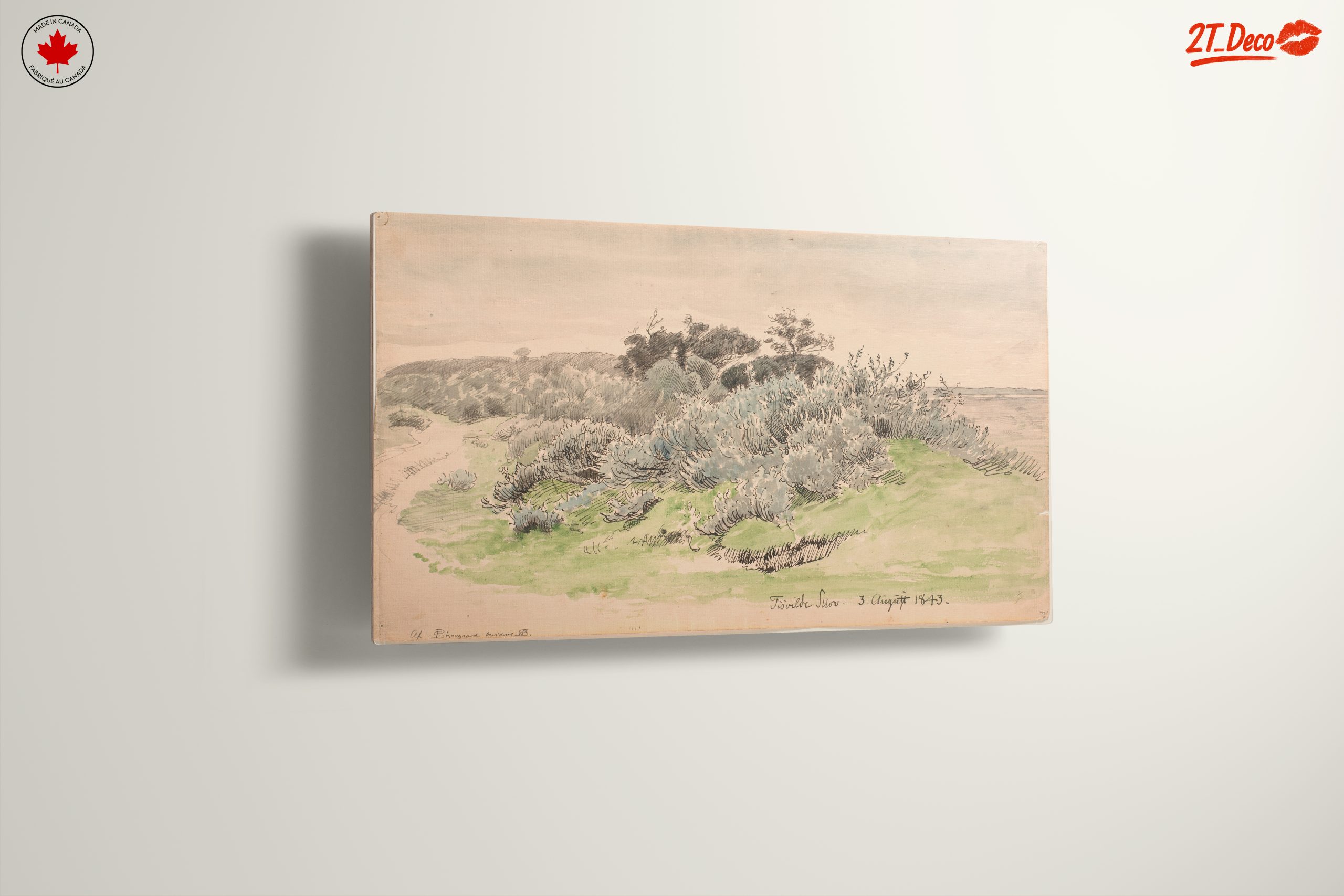 Serene Nature Landscape from 1843 - Image 13