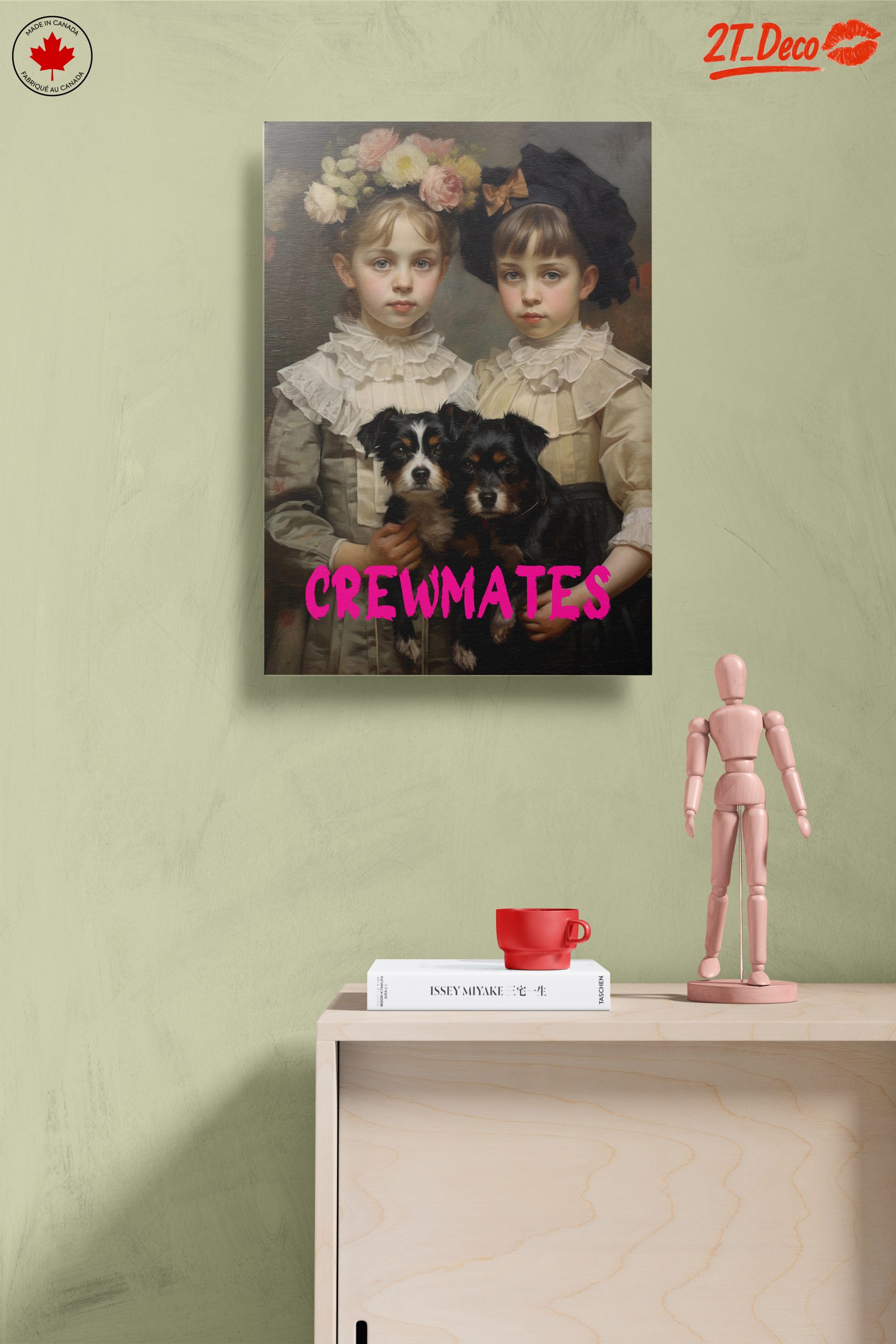 Adorable Children with Dogs in Vintage Style - Image 14