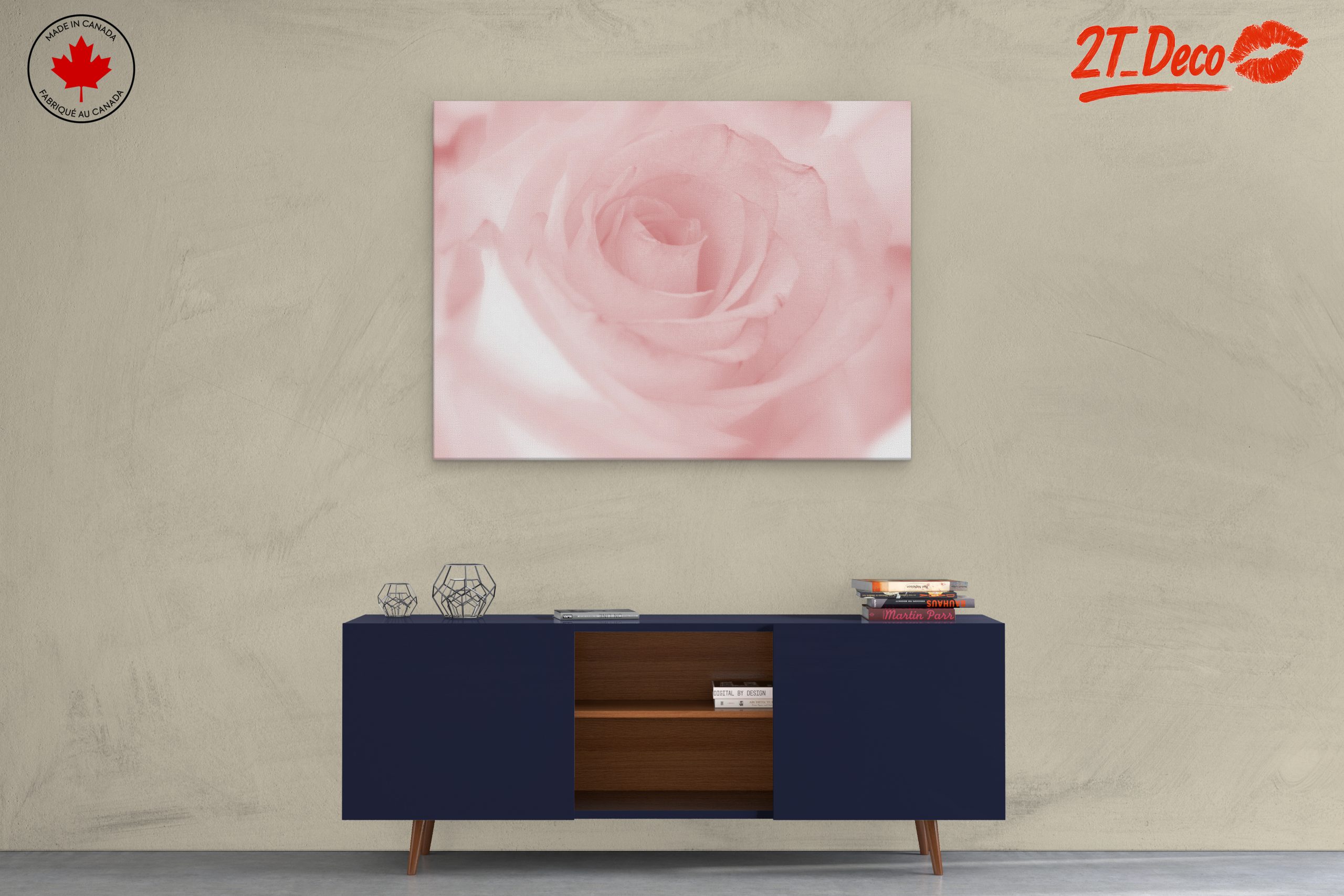 Delicate Pink Rose Floral Arrangement - Image 3
