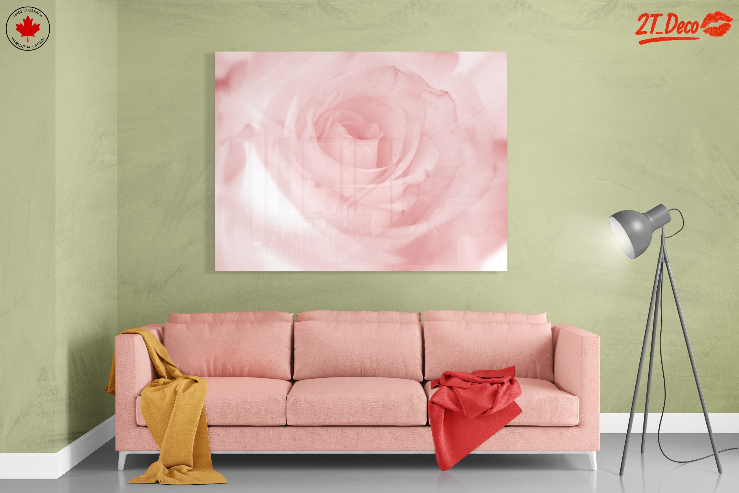Delicate Pink Rose Floral Arrangement - Image 7