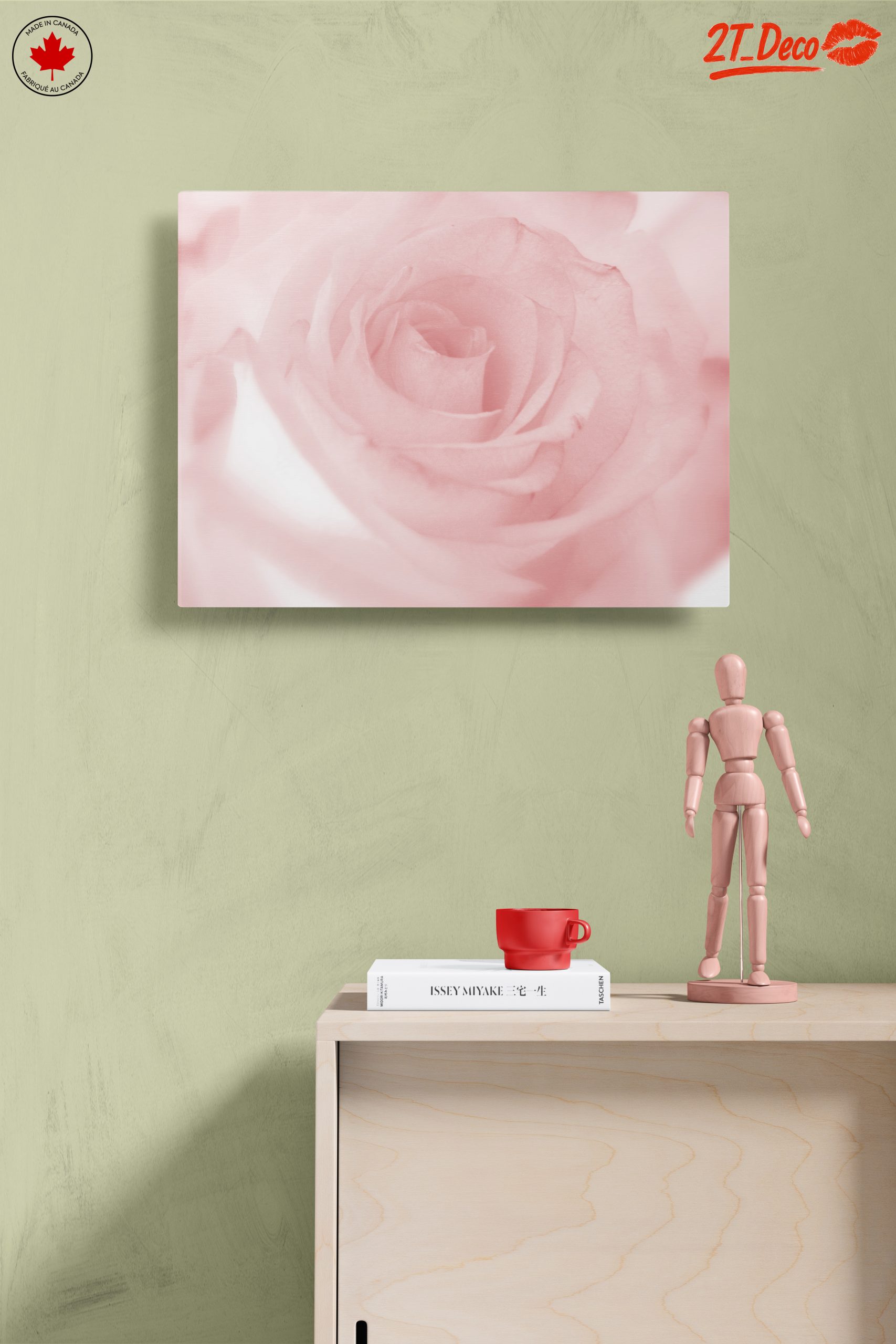 Delicate Pink Rose Floral Arrangement - Image 14