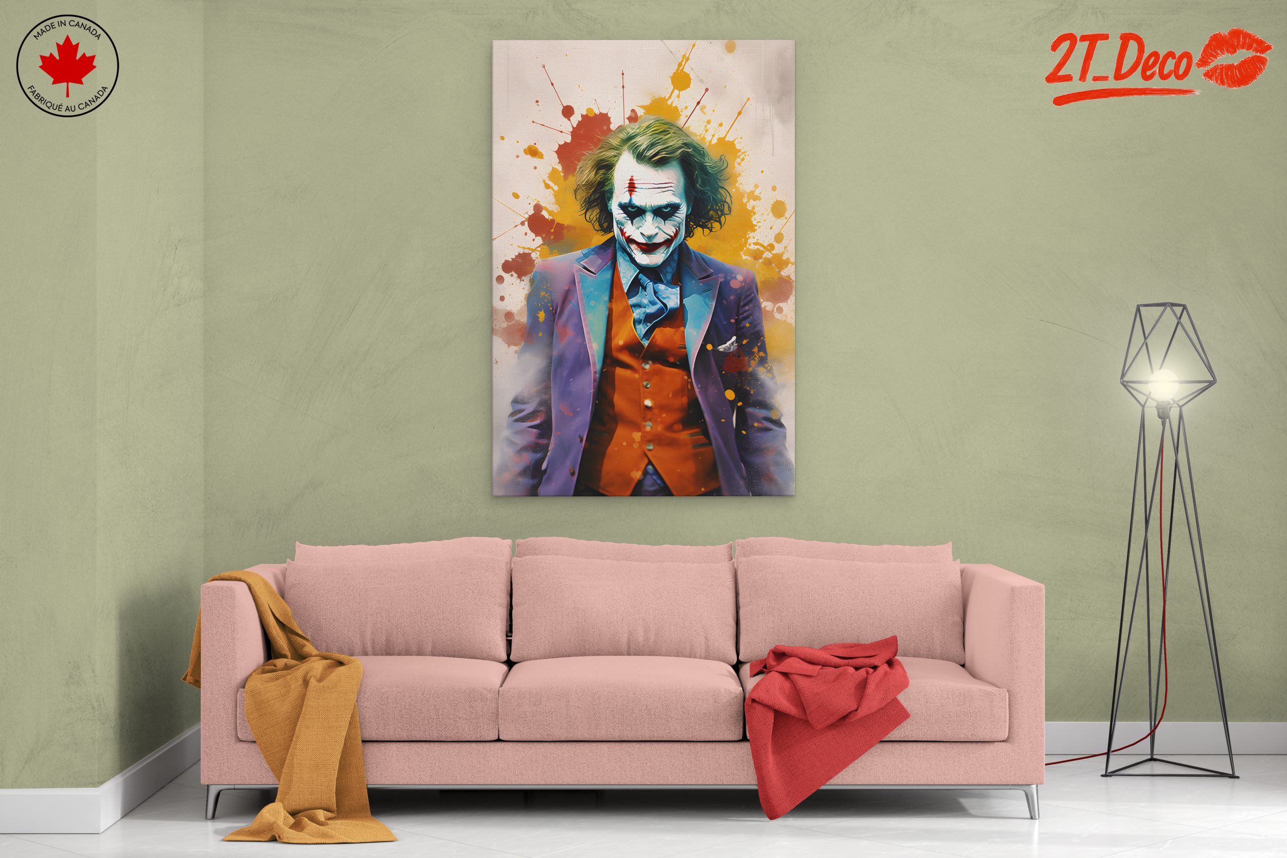 Joker Character Artwork with Vibrant Colors - Image 2
