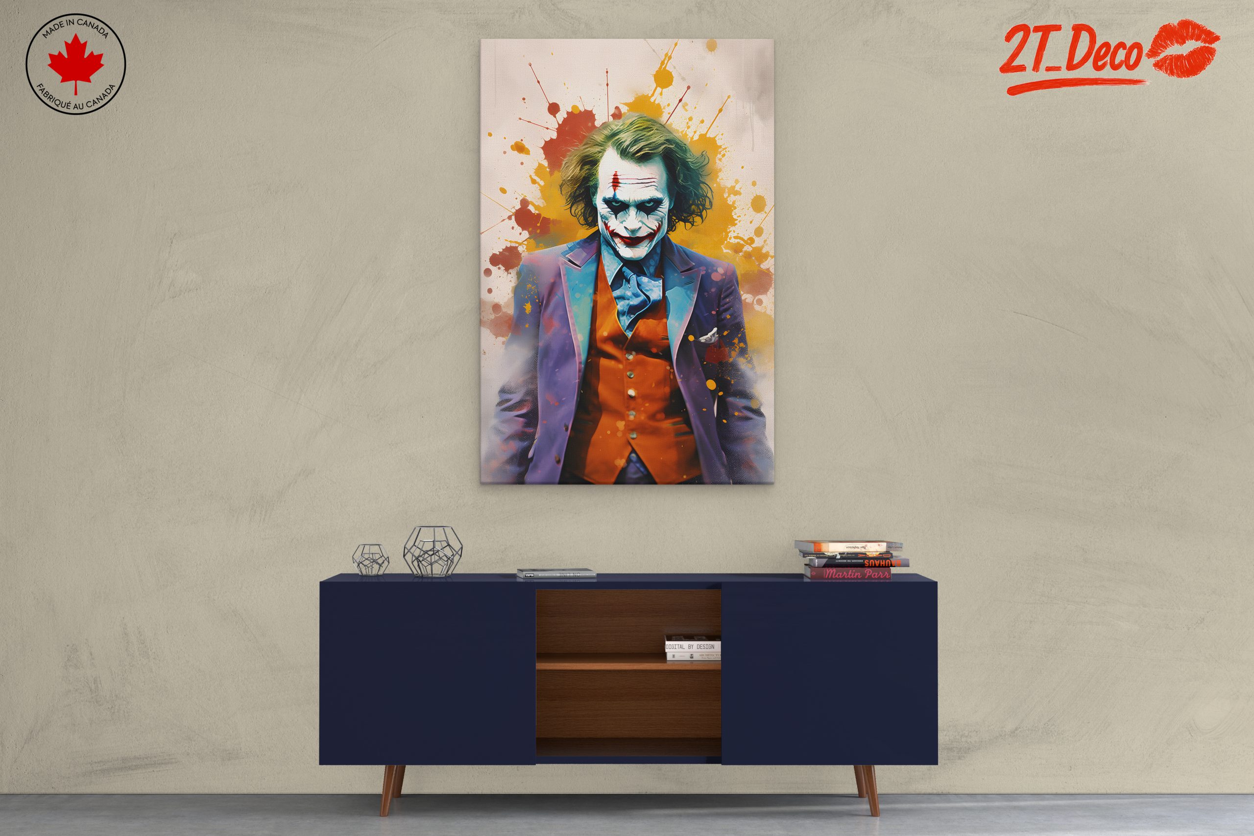 Joker Character Artwork with Vibrant Colors - Image 3