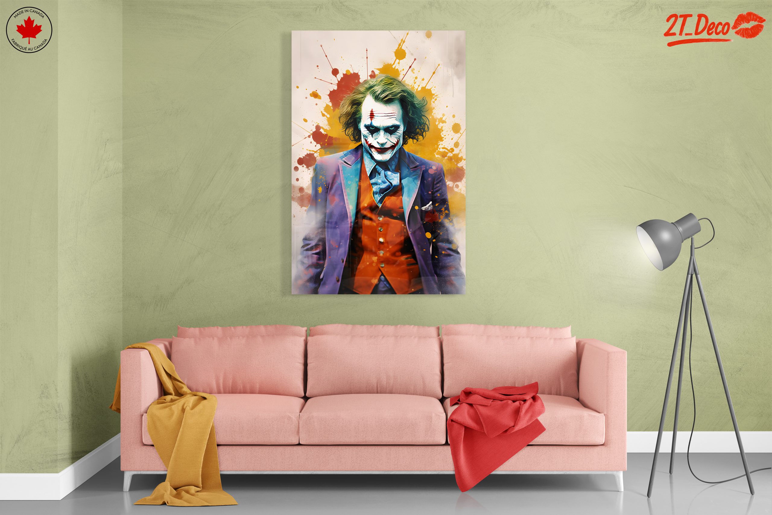 Joker Character Artwork with Vibrant Colors - Image 7