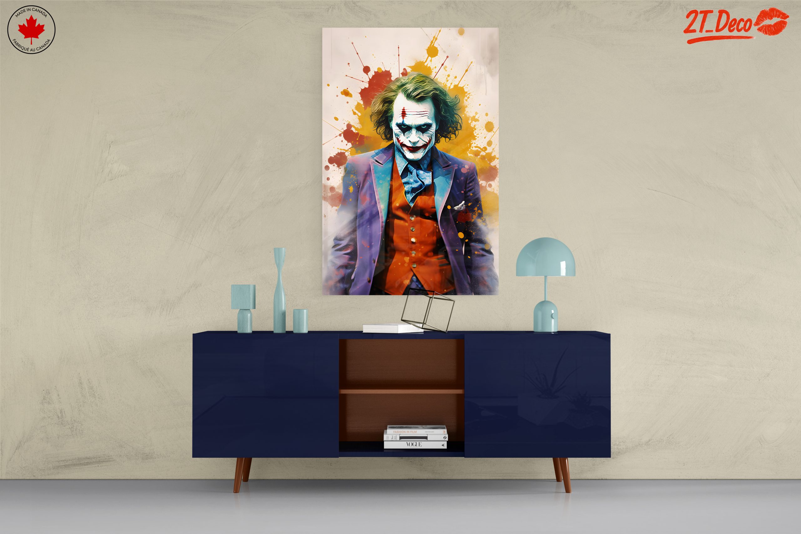 Joker Character Artwork with Vibrant Colors - Image 8