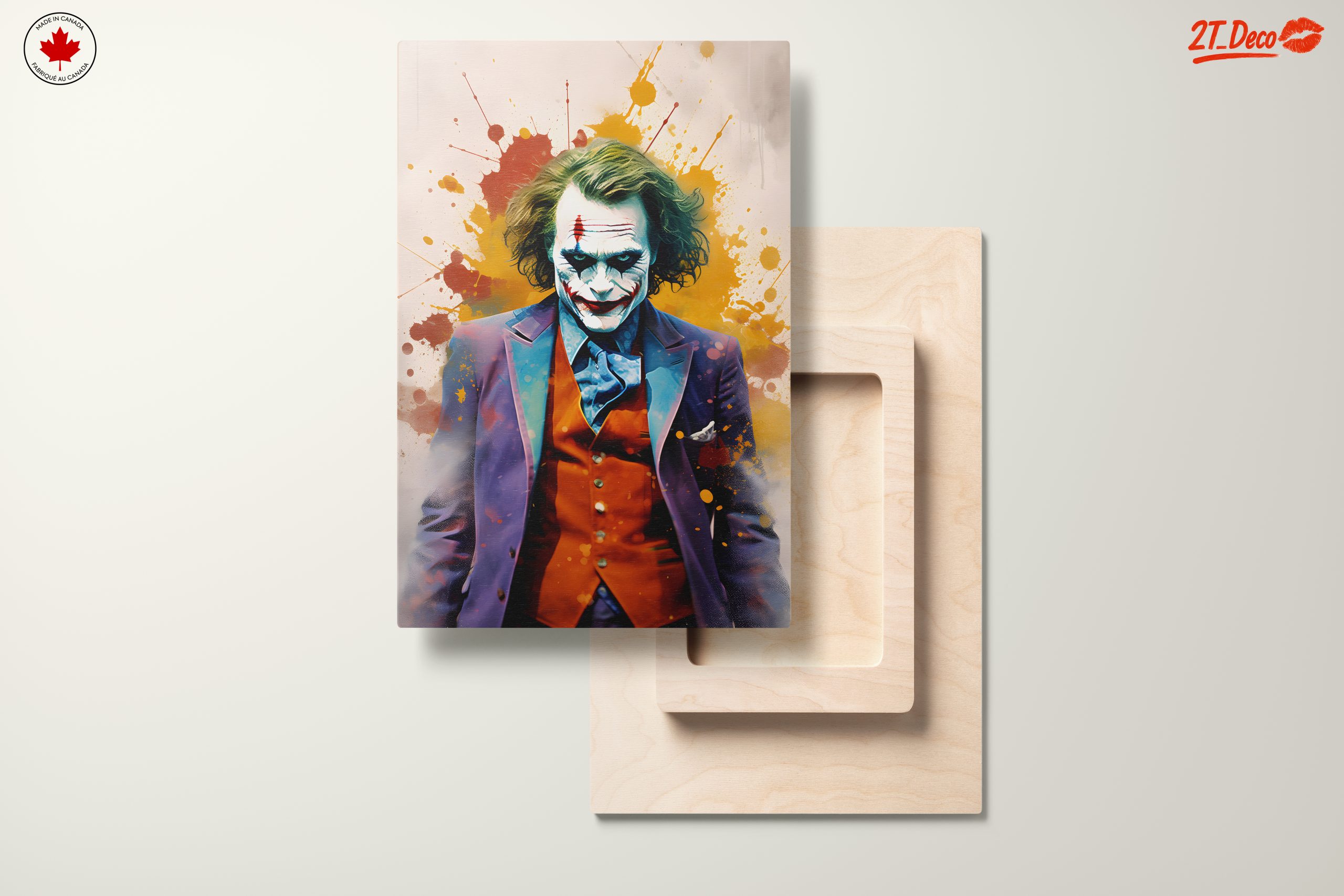Joker Character Artwork with Vibrant Colors - Image 11