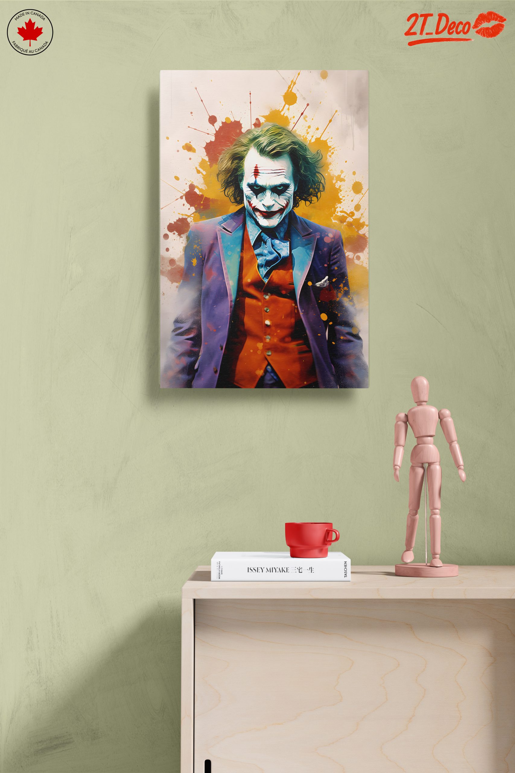 Joker Character Artwork with Vibrant Colors - Image 14