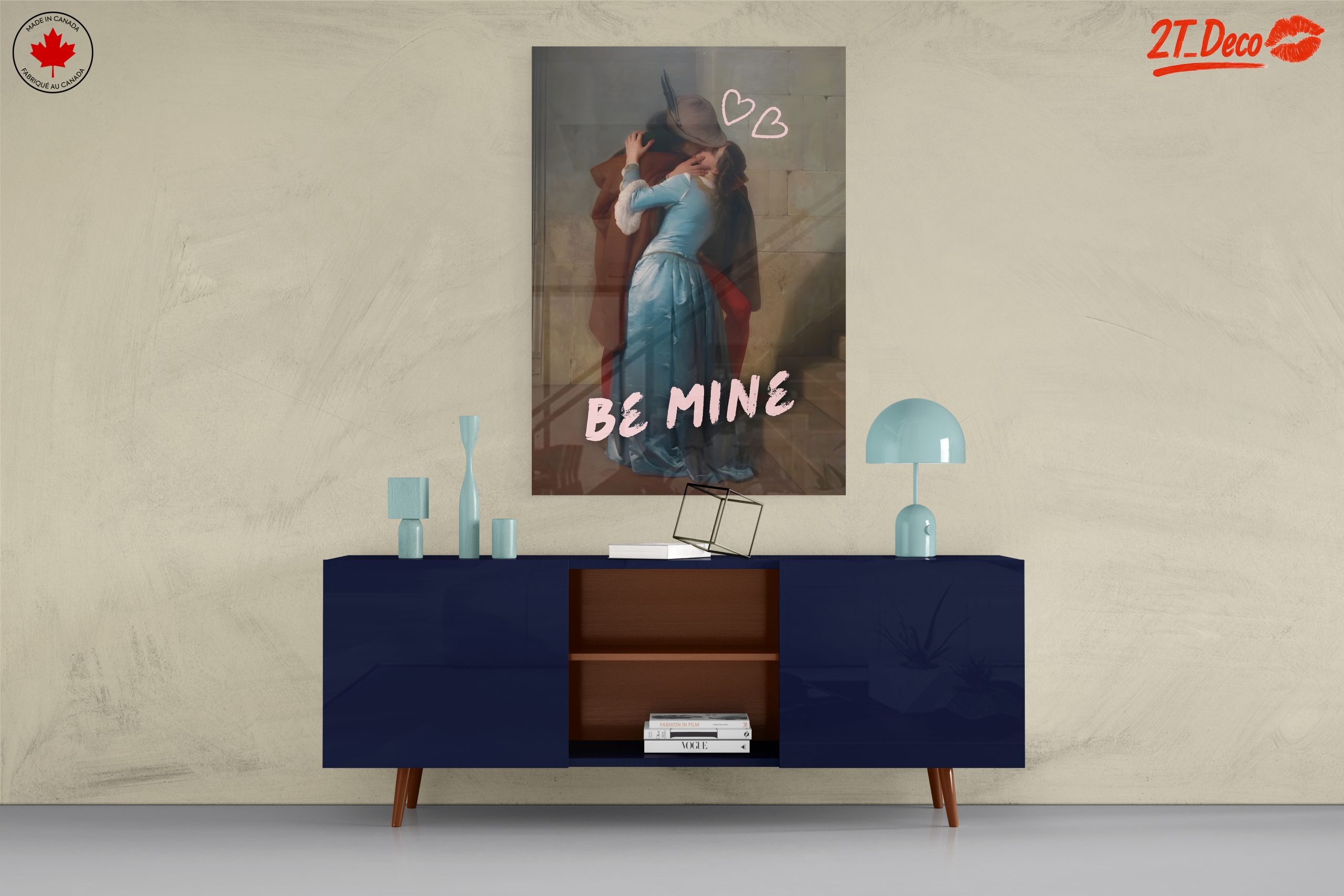 Romantic Contemporary Portrait of Lovers - Image 8