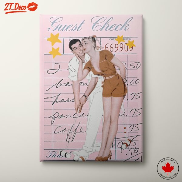 Whimsical Vintage Artwork with Retro Charm