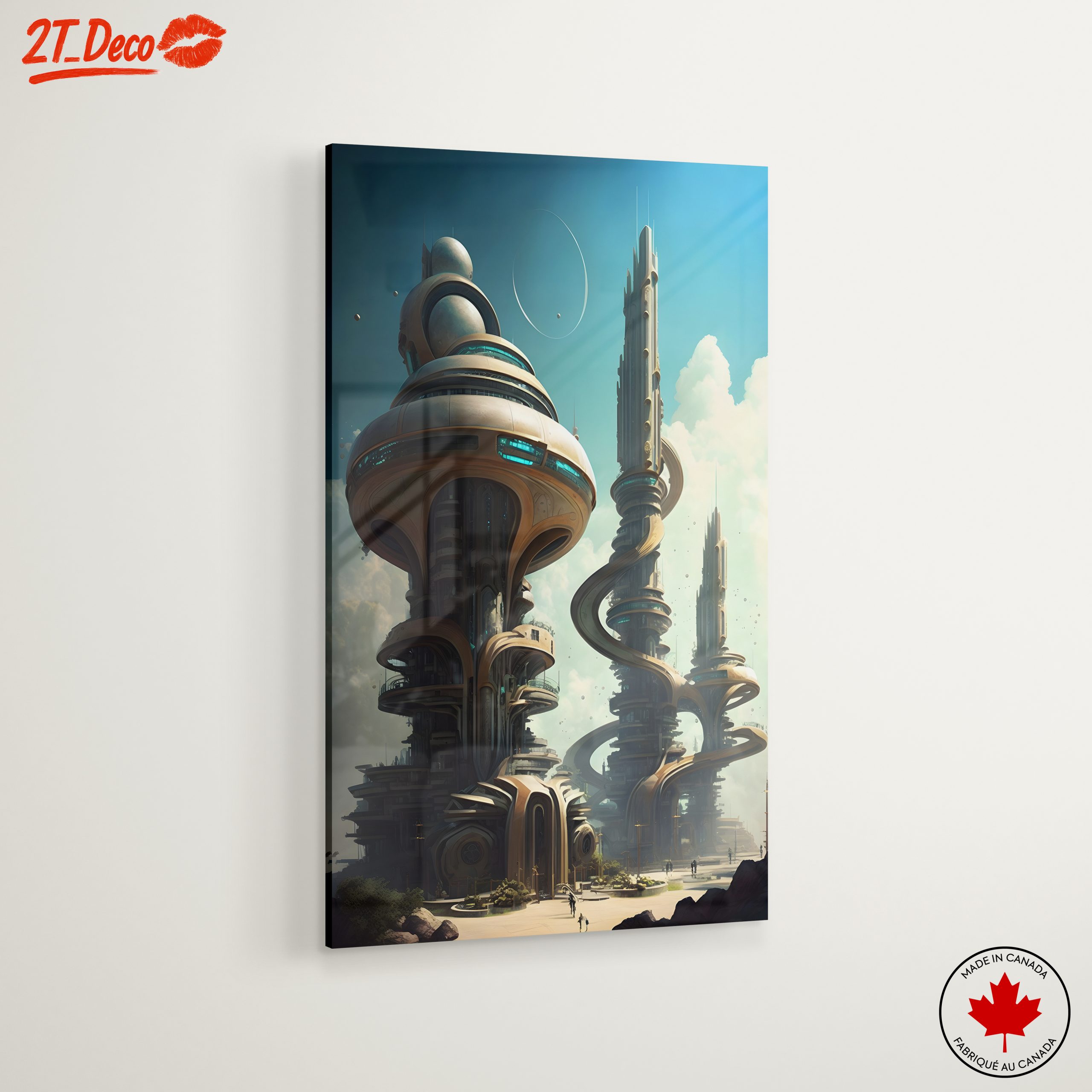 Futuristic Cityscape with Iconic Architecture - Image 6