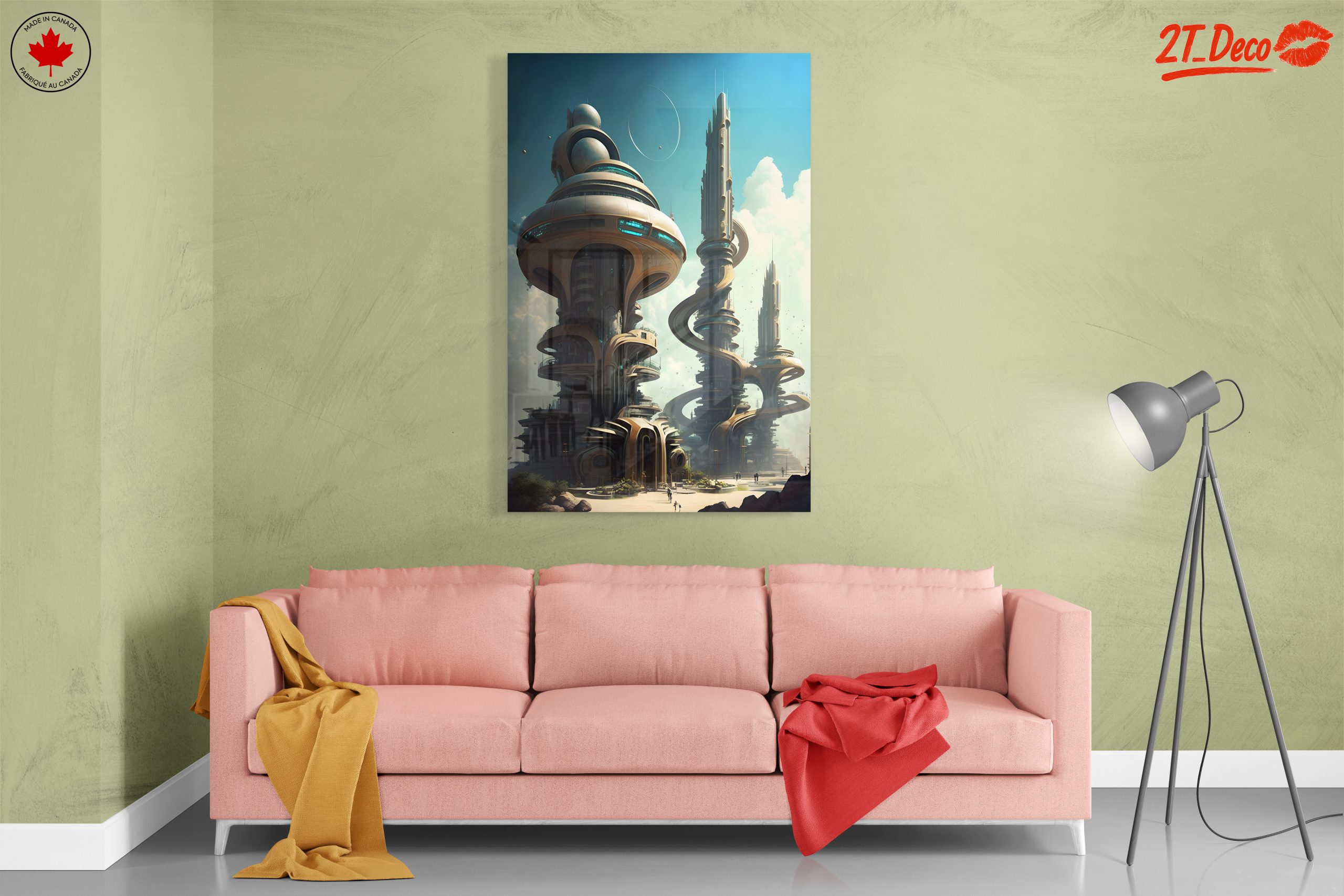 Futuristic Cityscape with Iconic Architecture - Image 7